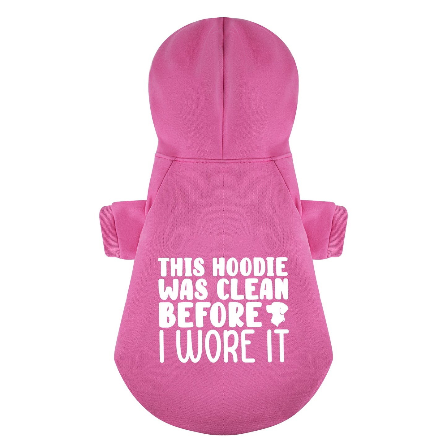 This hoodie was clean before I wore it - Labrador Hoodie - Dog Clothes