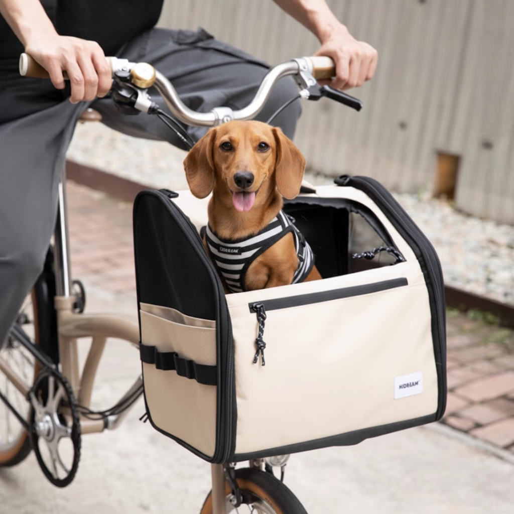 Detachable Dog Bike Carrier Bag