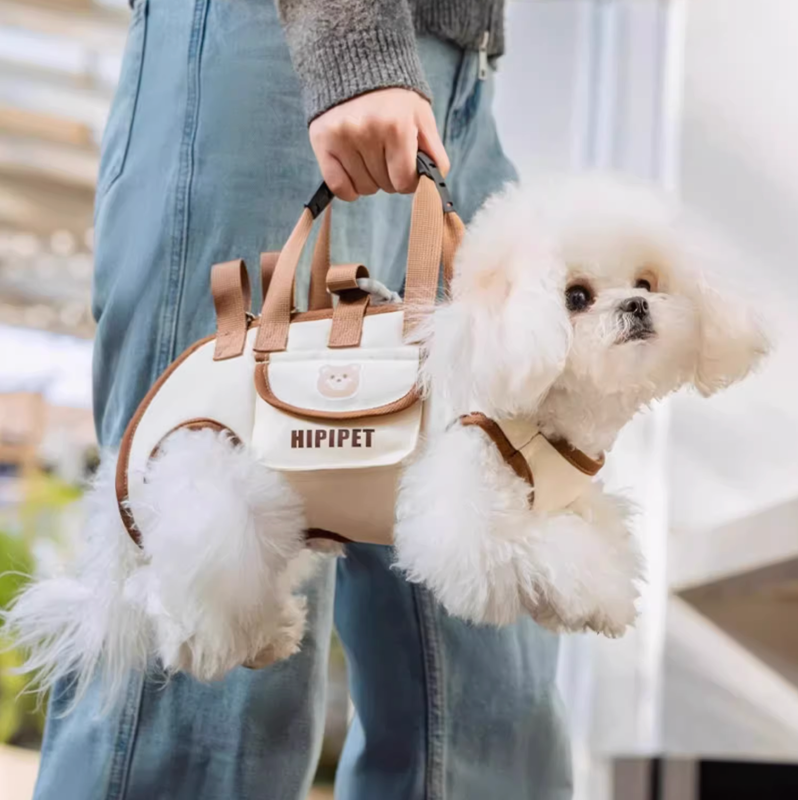 Shoulder Crossbody Dog Carrier for small dogs