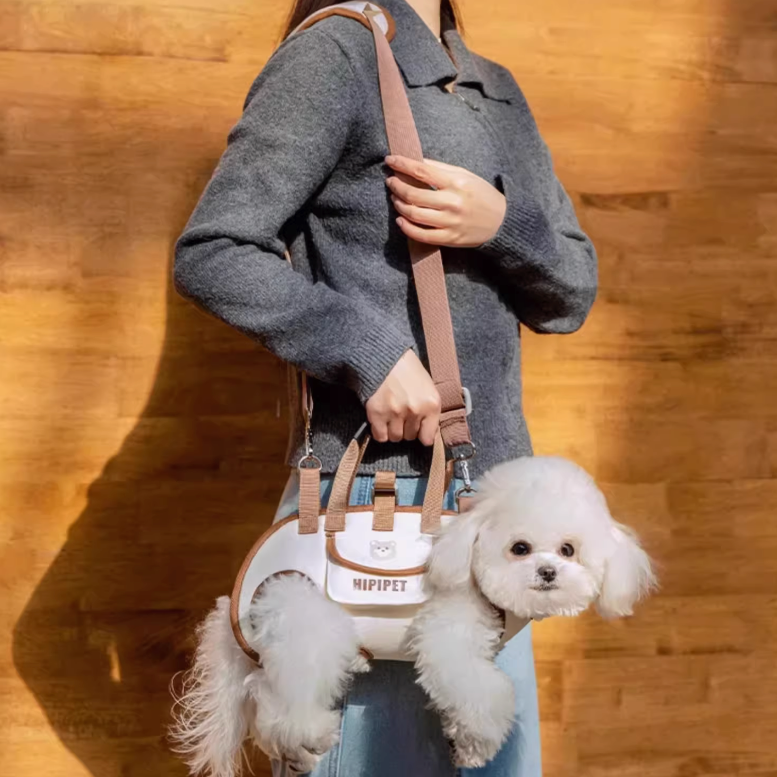 Shoulder Crossbody Dog Carrier for small dogs