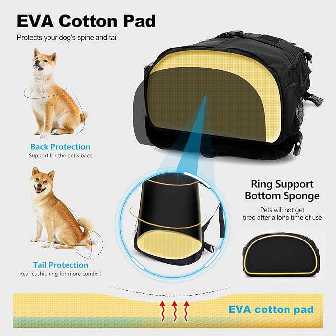 Fully Ventilated Dog Carrier Backpack