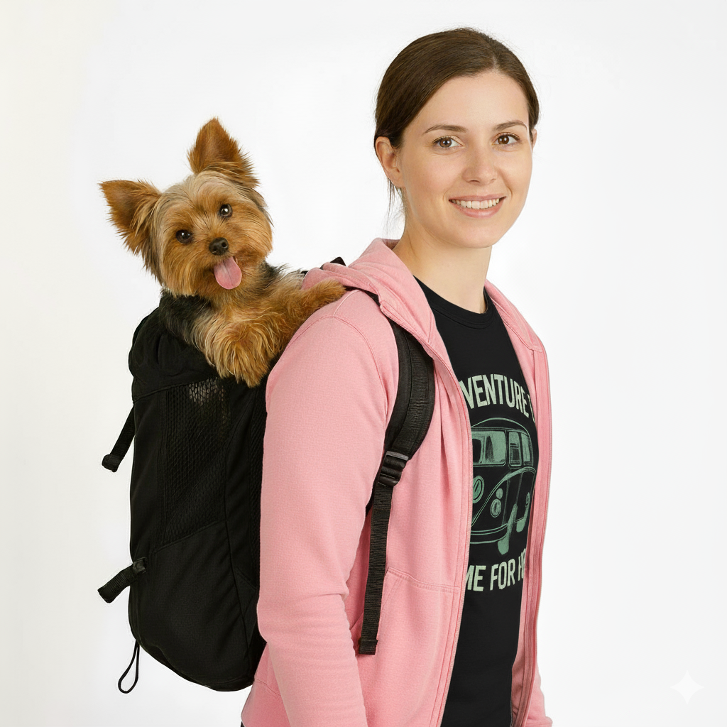 Backpack Carrier for Yorkshire Terrier