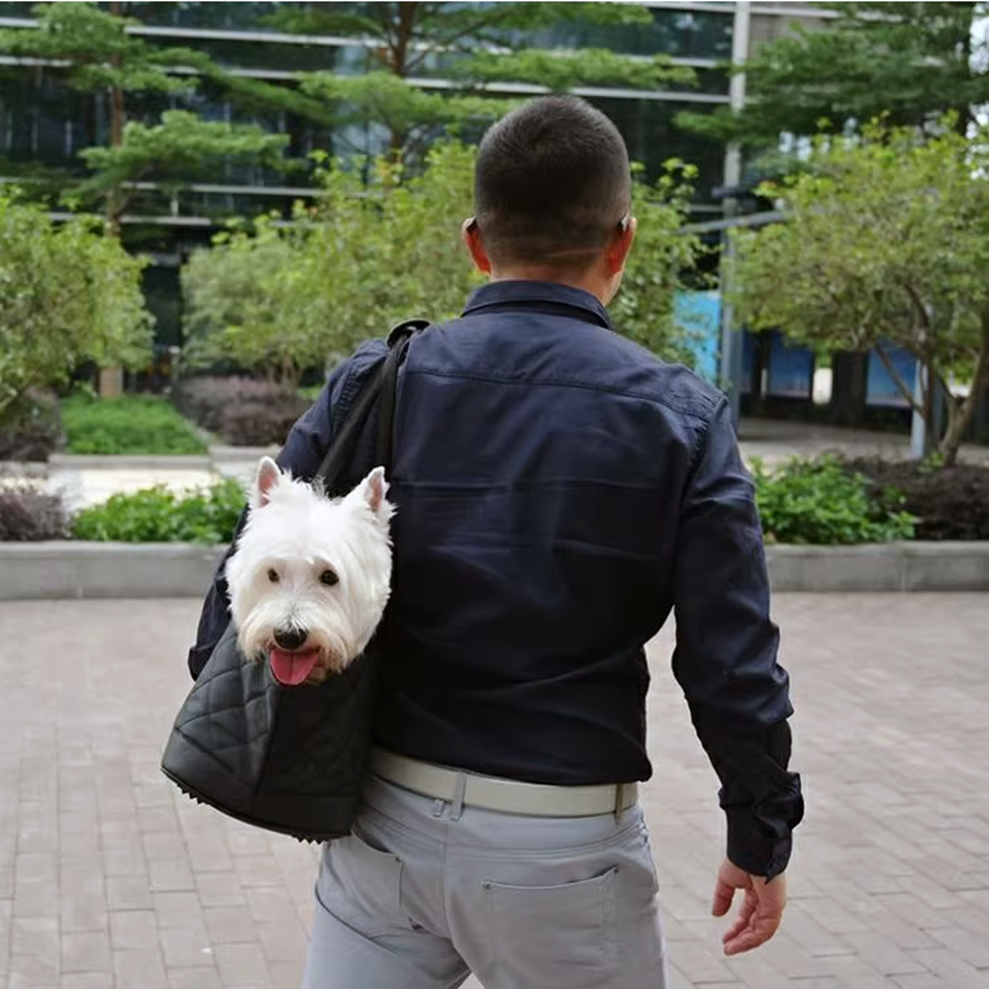 Luxury Quilted Dog Carrier Tote