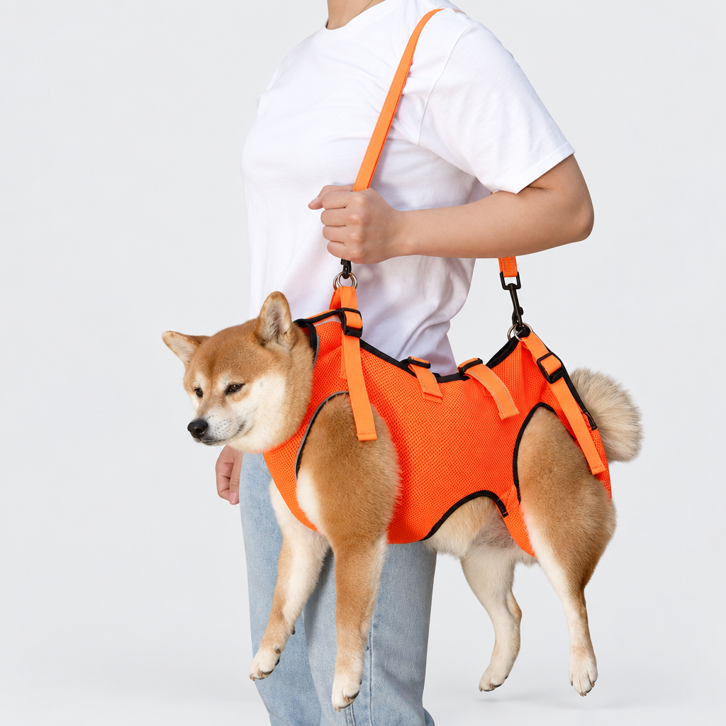 Dog harness on a dog – 4PuP