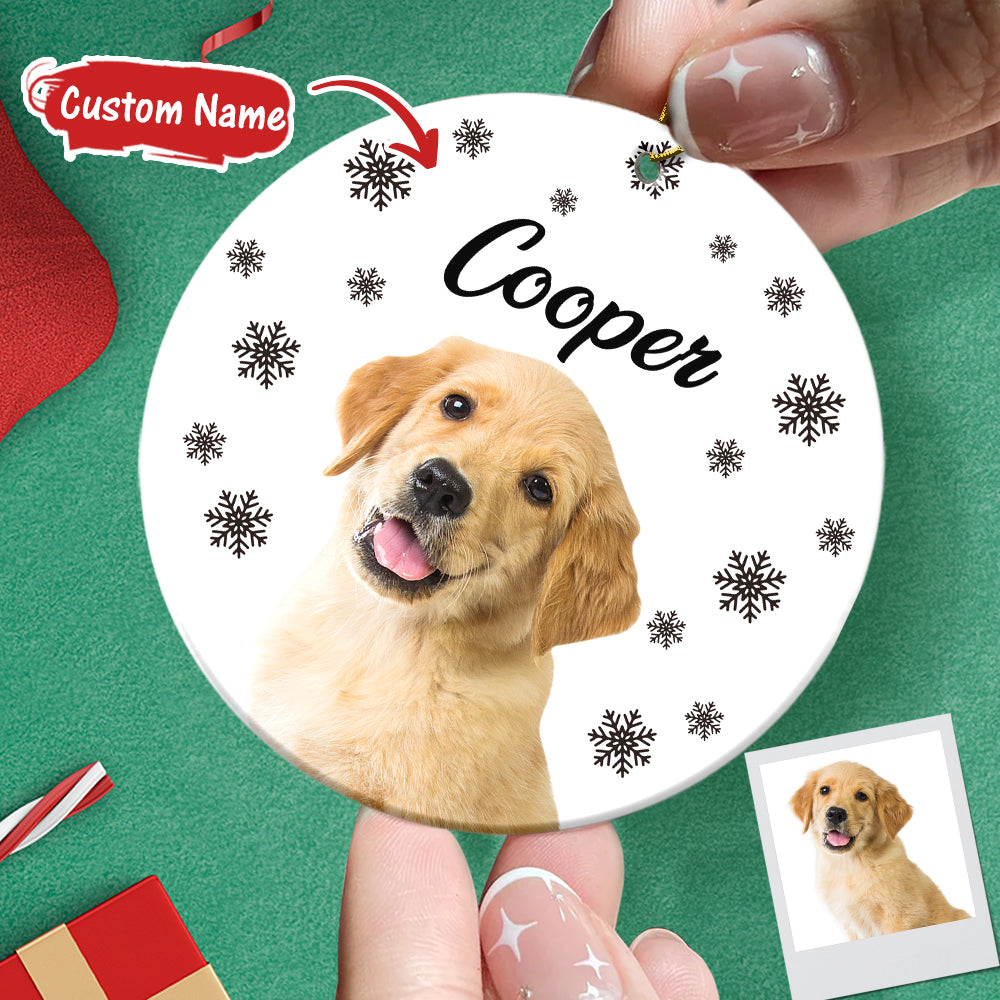 Personalized Dog Christmas Ornament