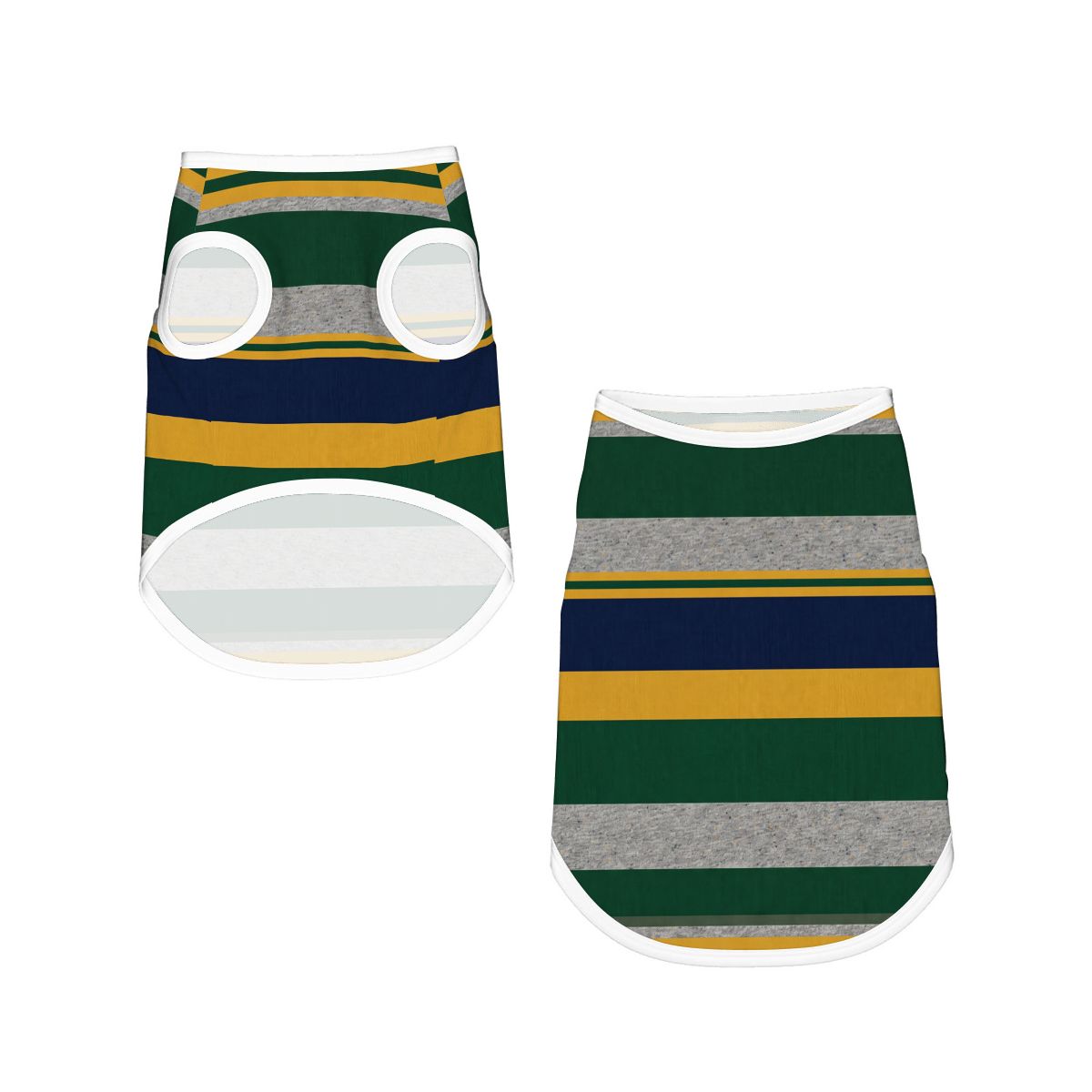 Classic Rugby Stripes Small Dog Shirt
