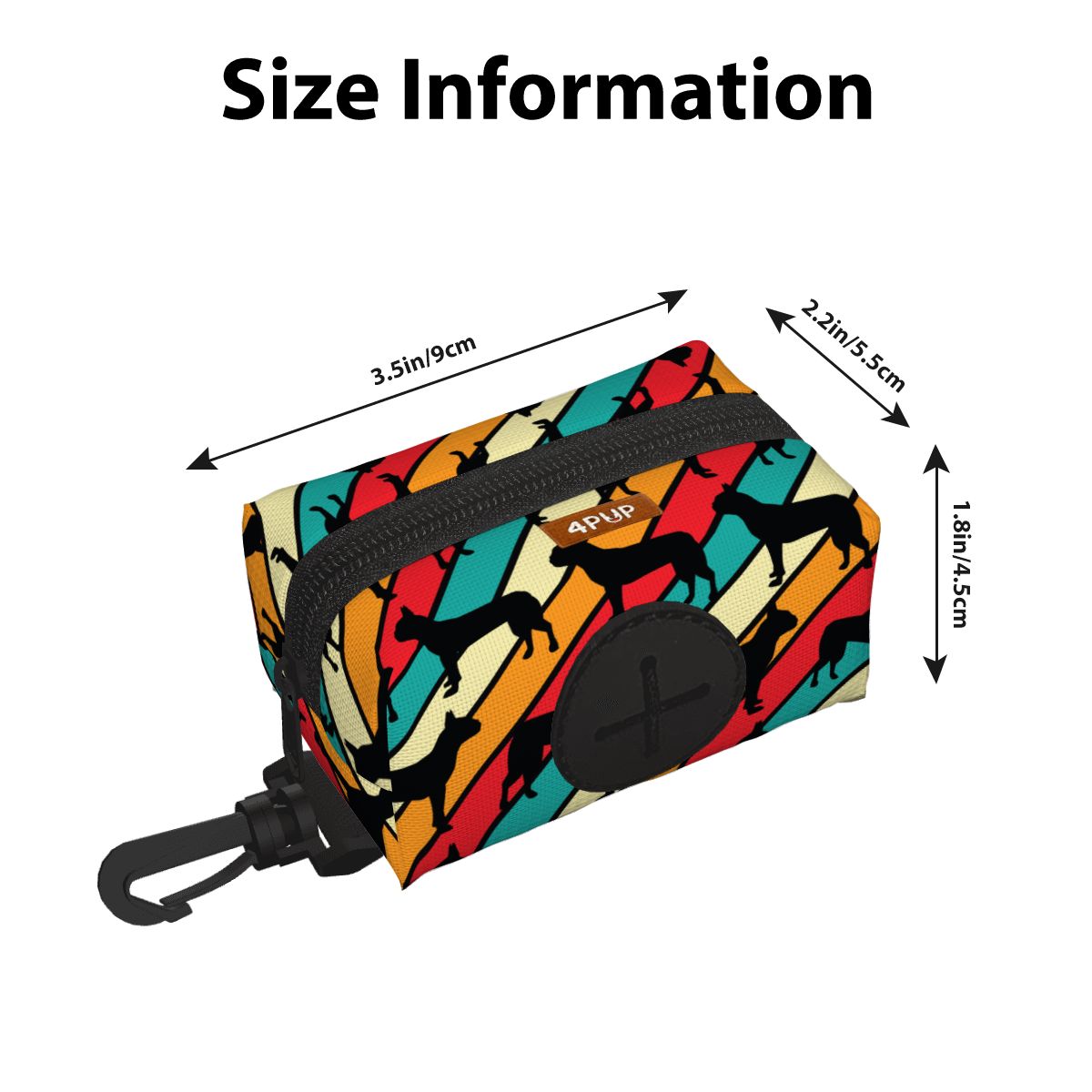 Lily - Dog Poop Bag Holder  | Leash Attachment