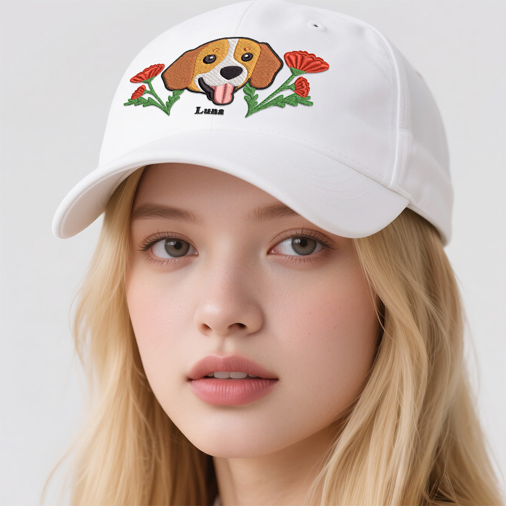 Personalized Dog Name Baseball Cap