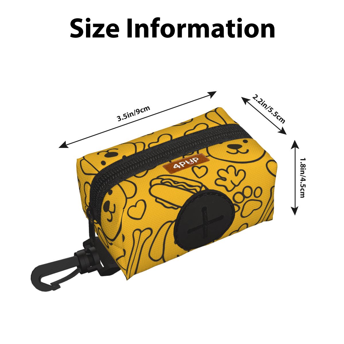 Milo - Dog Poop Bag Holder  | Leash Attachment