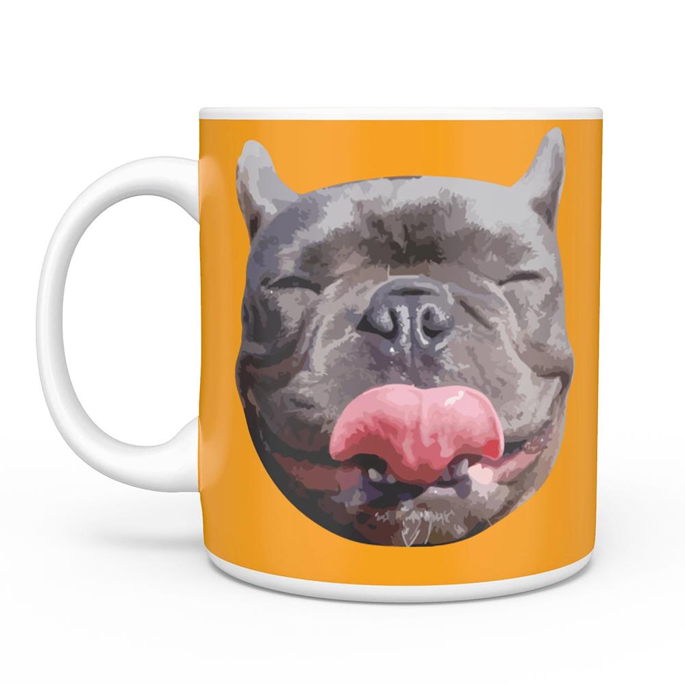 Personalized Dog Photo Mug – Custom Ceramic Coffee Cup Gift