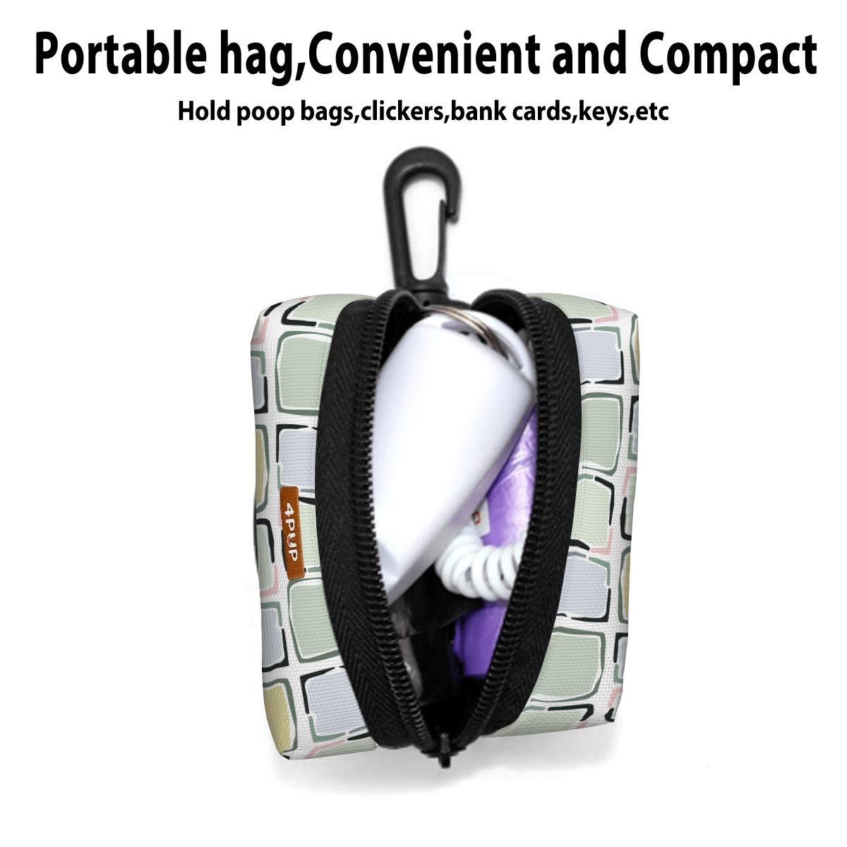 Casper  - Dog Poop Bag Holder  | Leash Attachment