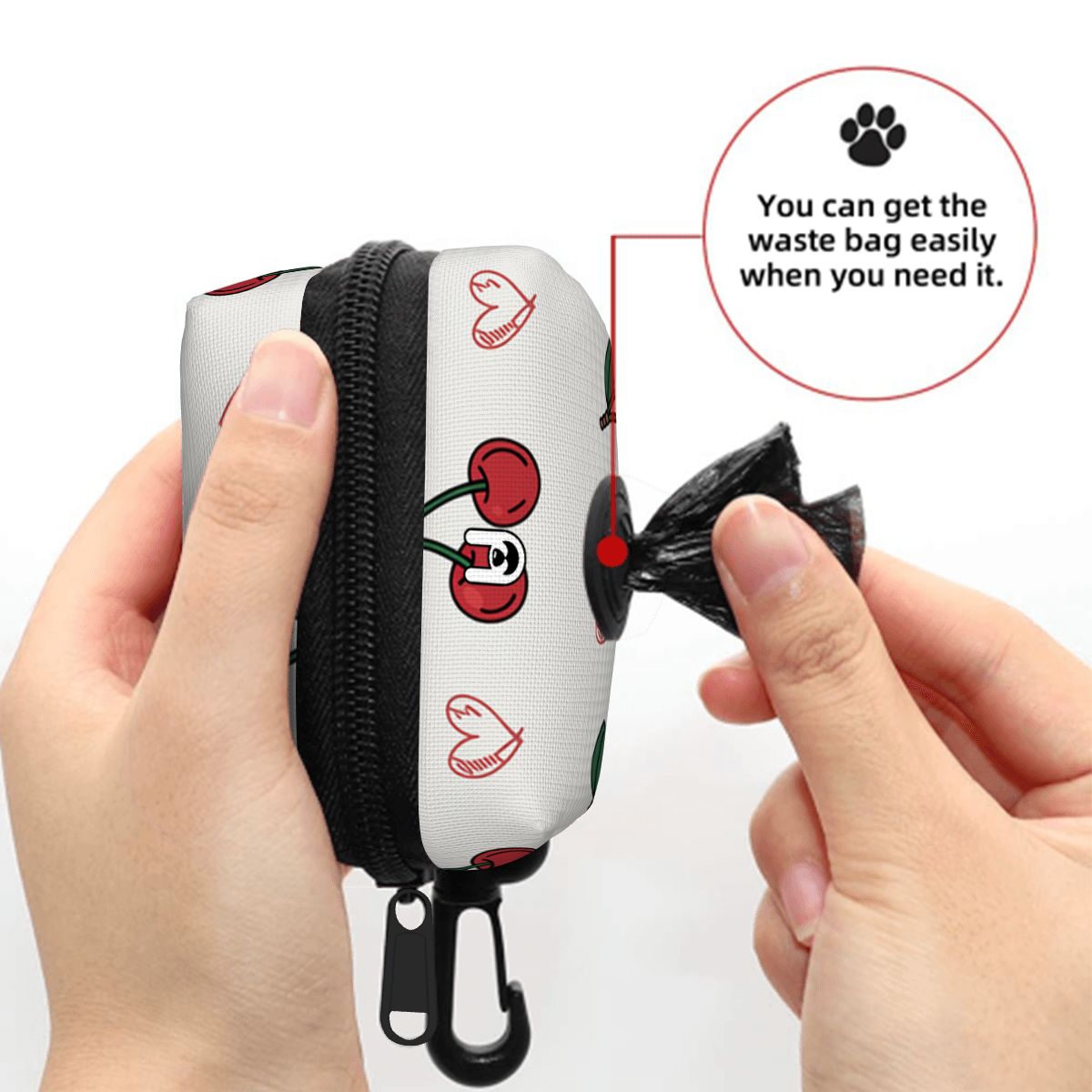 Finn  - Dog Poop Bag Holder  | Leash Attachment