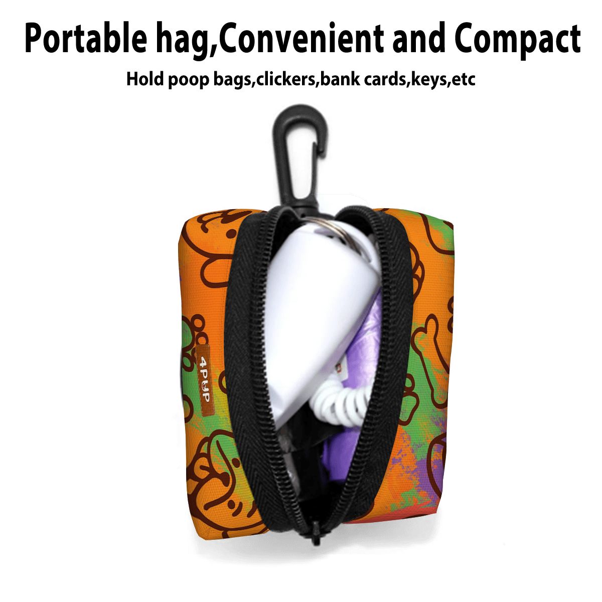 MOlly  - Dog Poop Bag Holder  | Leash Attachment