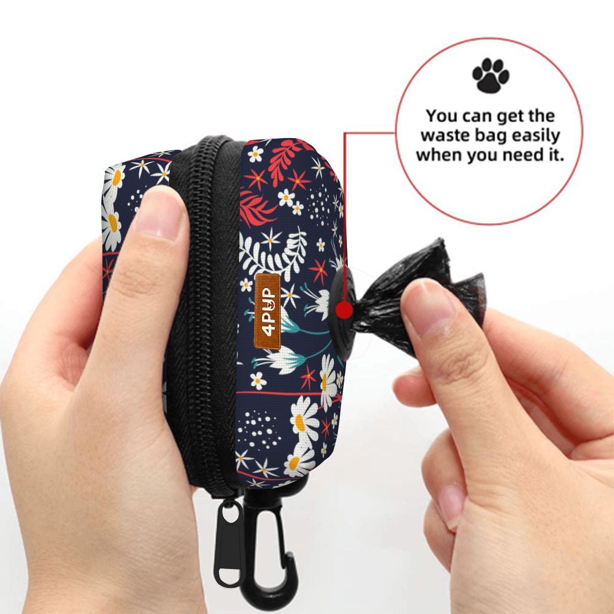 Juce - Dog Poop Bag Holder  | Leash Attachment