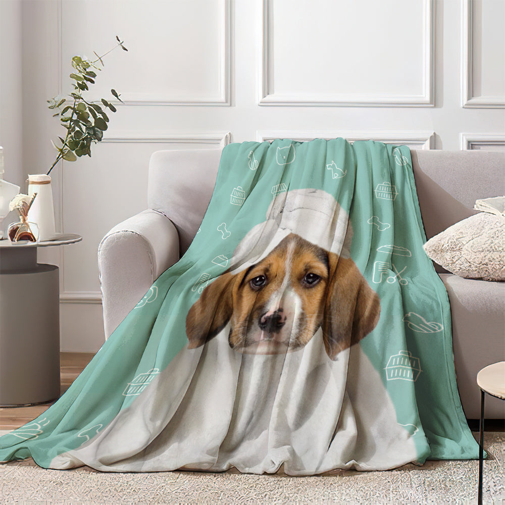 Cozy Sherpa Fleece Dog Blanket – Perfect Dog Lover Gift