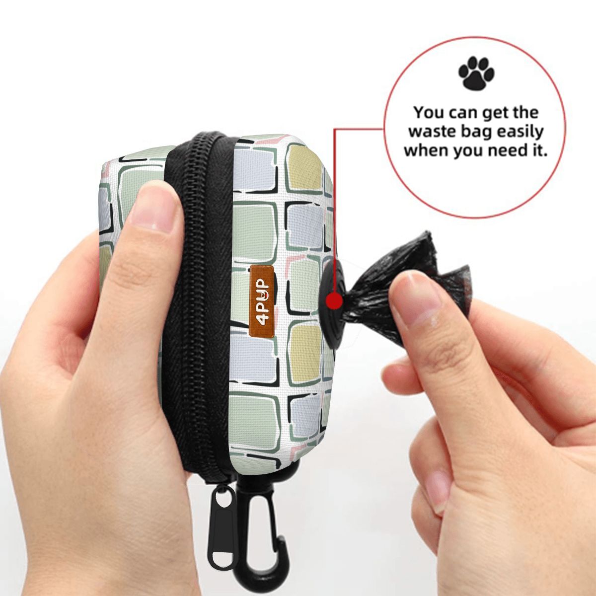 Casper  - Dog Poop Bag Holder  | Leash Attachment