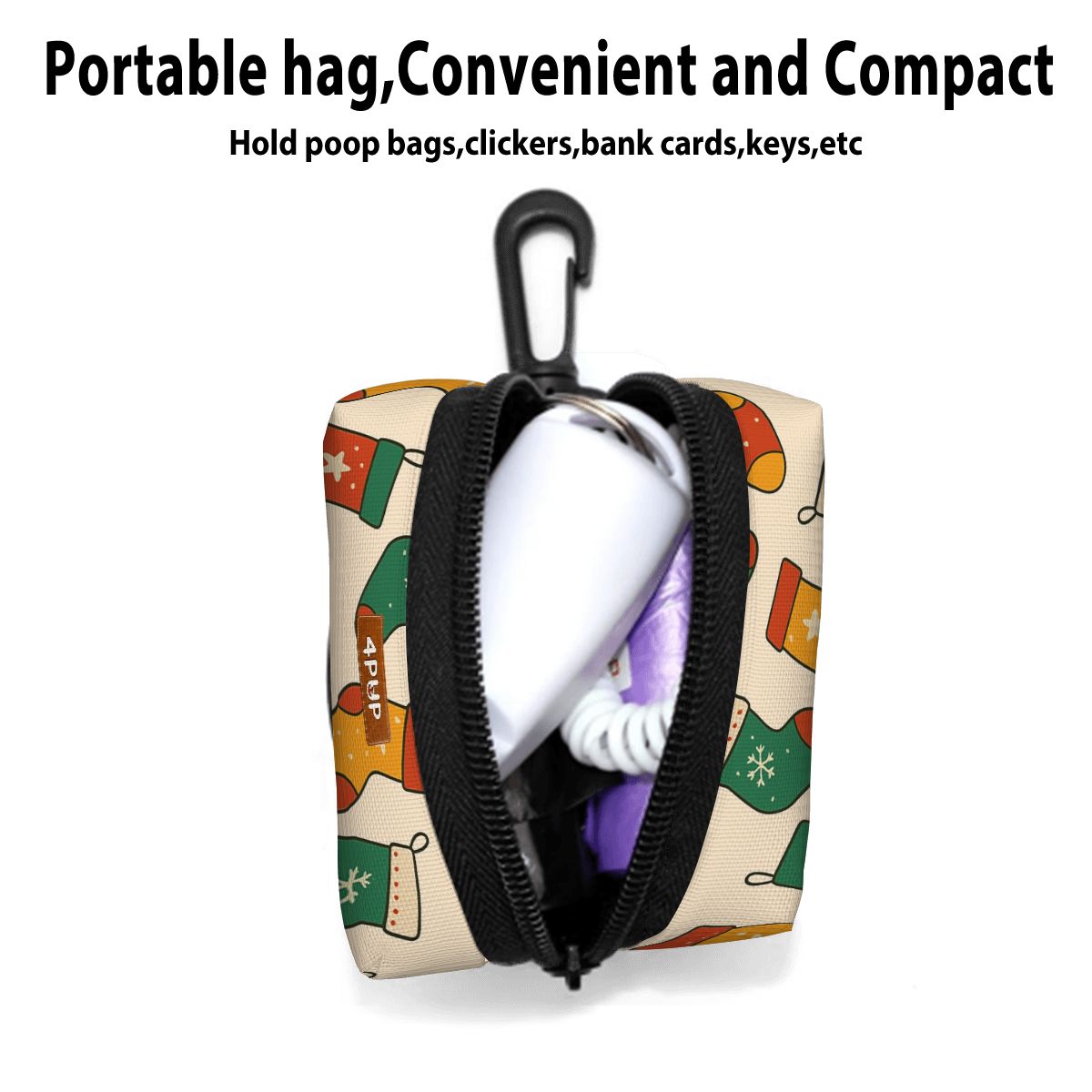 Hank - Dog Poop Bag Holder  | Leash Attachment