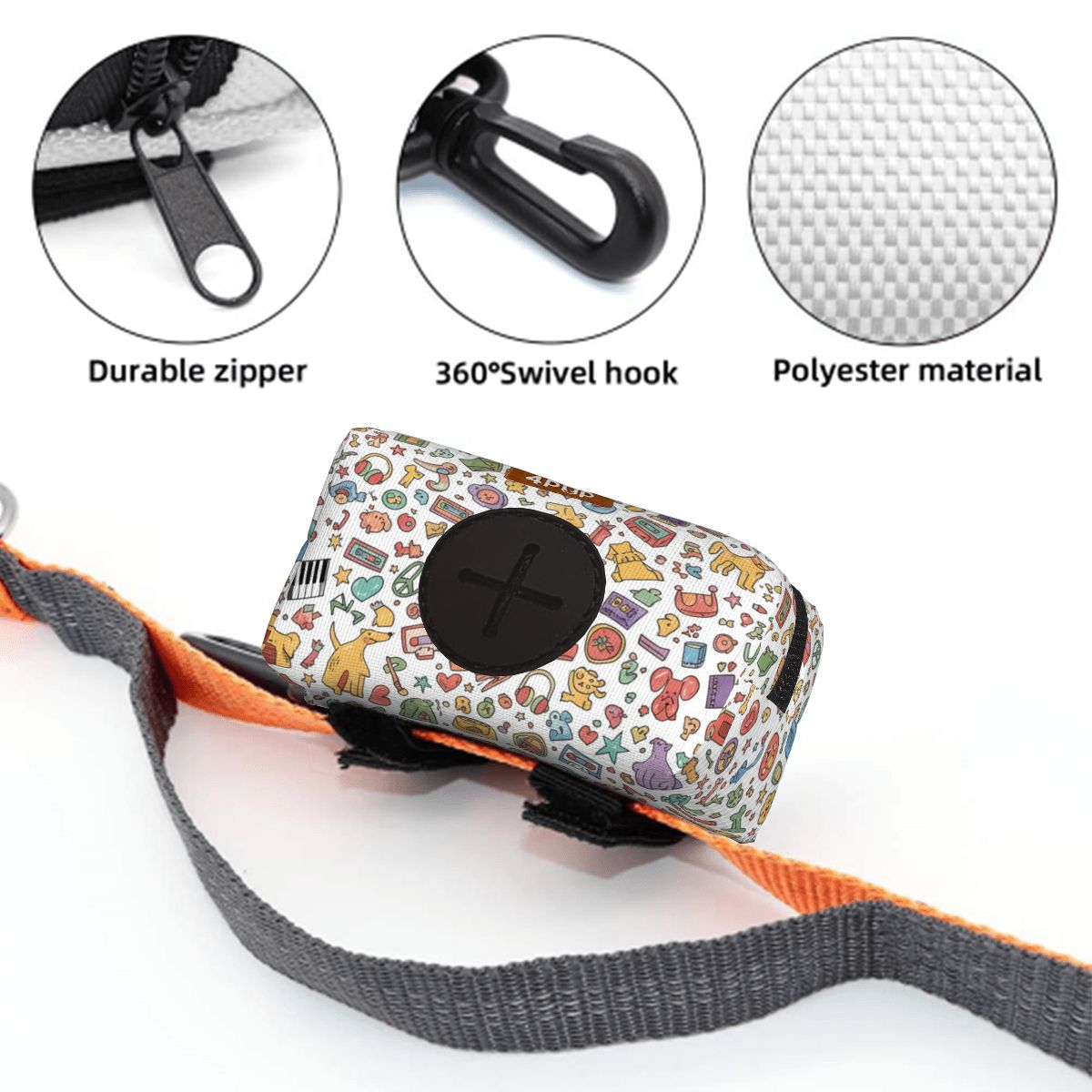 LOKI - Dog Poop Bag Holder  | Leash Attachment