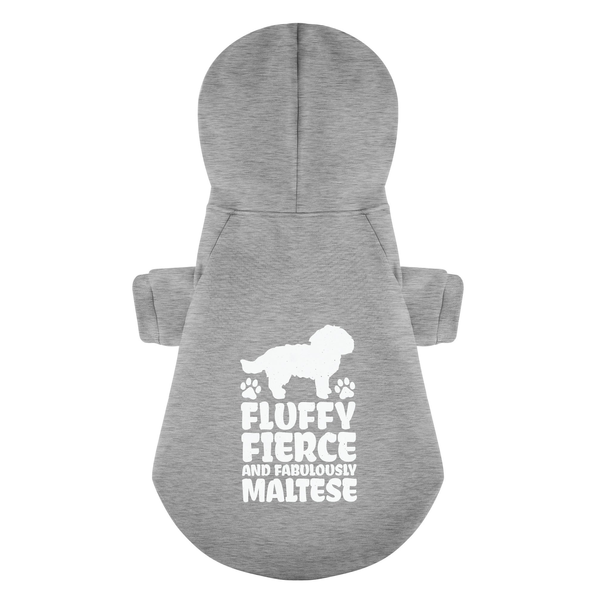 Fluffy, Fierce, and Fabulously Maltese - Maltese Dog Hoodie