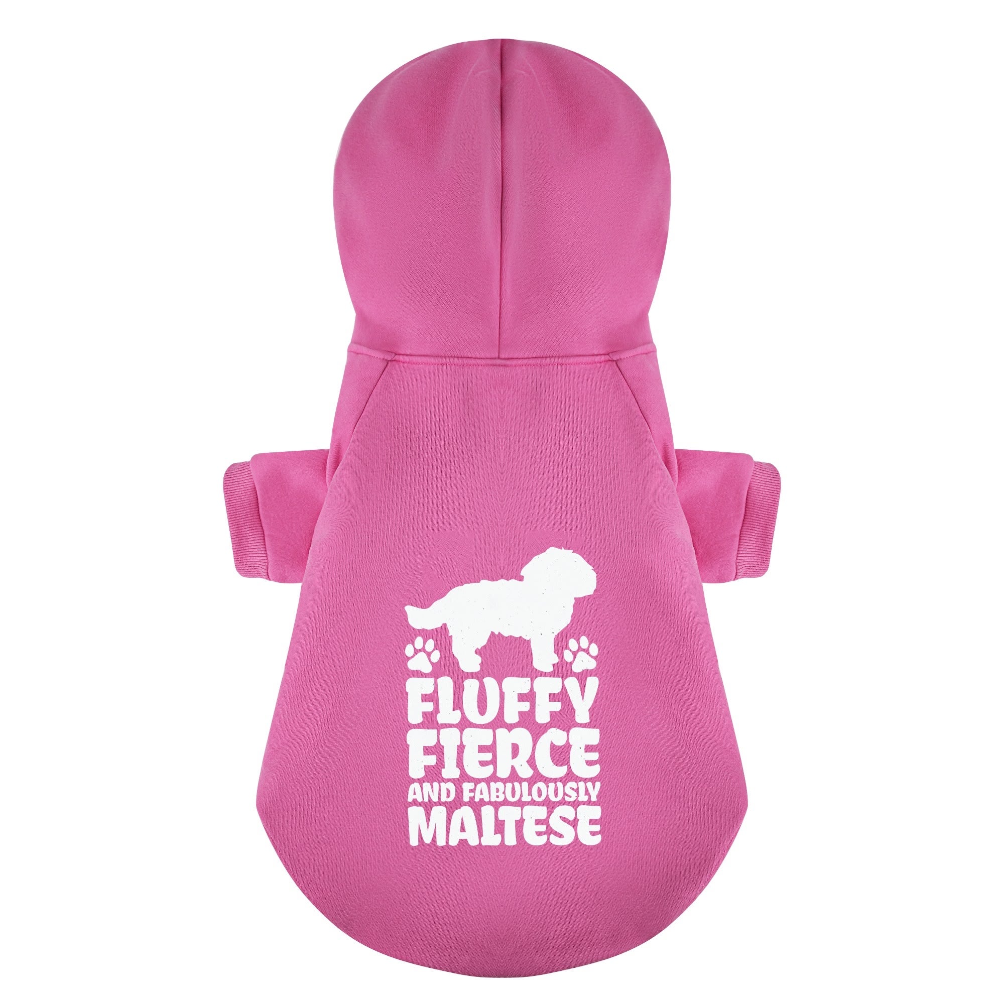 Fluffy, Fierce, and Fabulously Maltese - Maltese Dog Hoodie