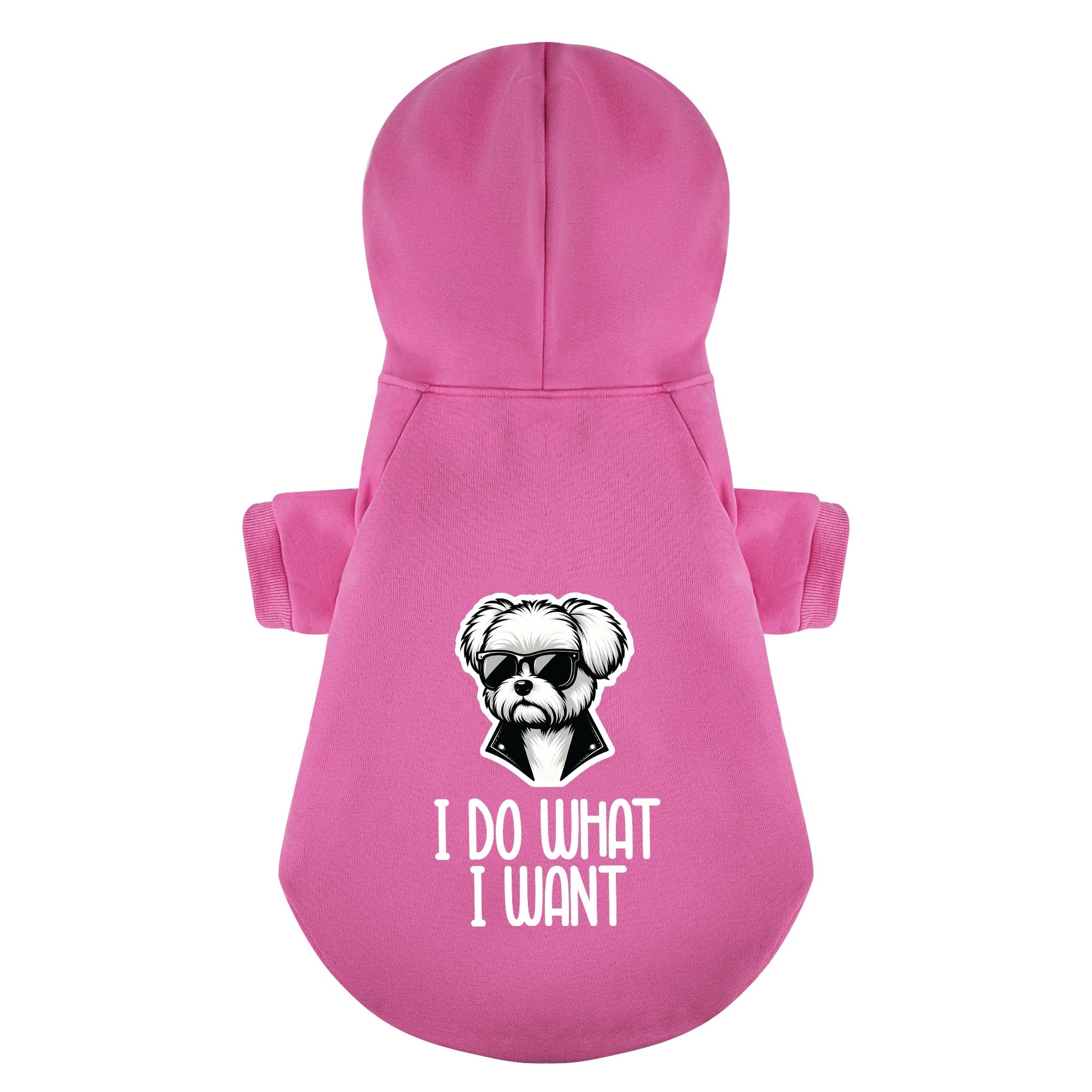 I do what I want - Maltese Dog Hoodie