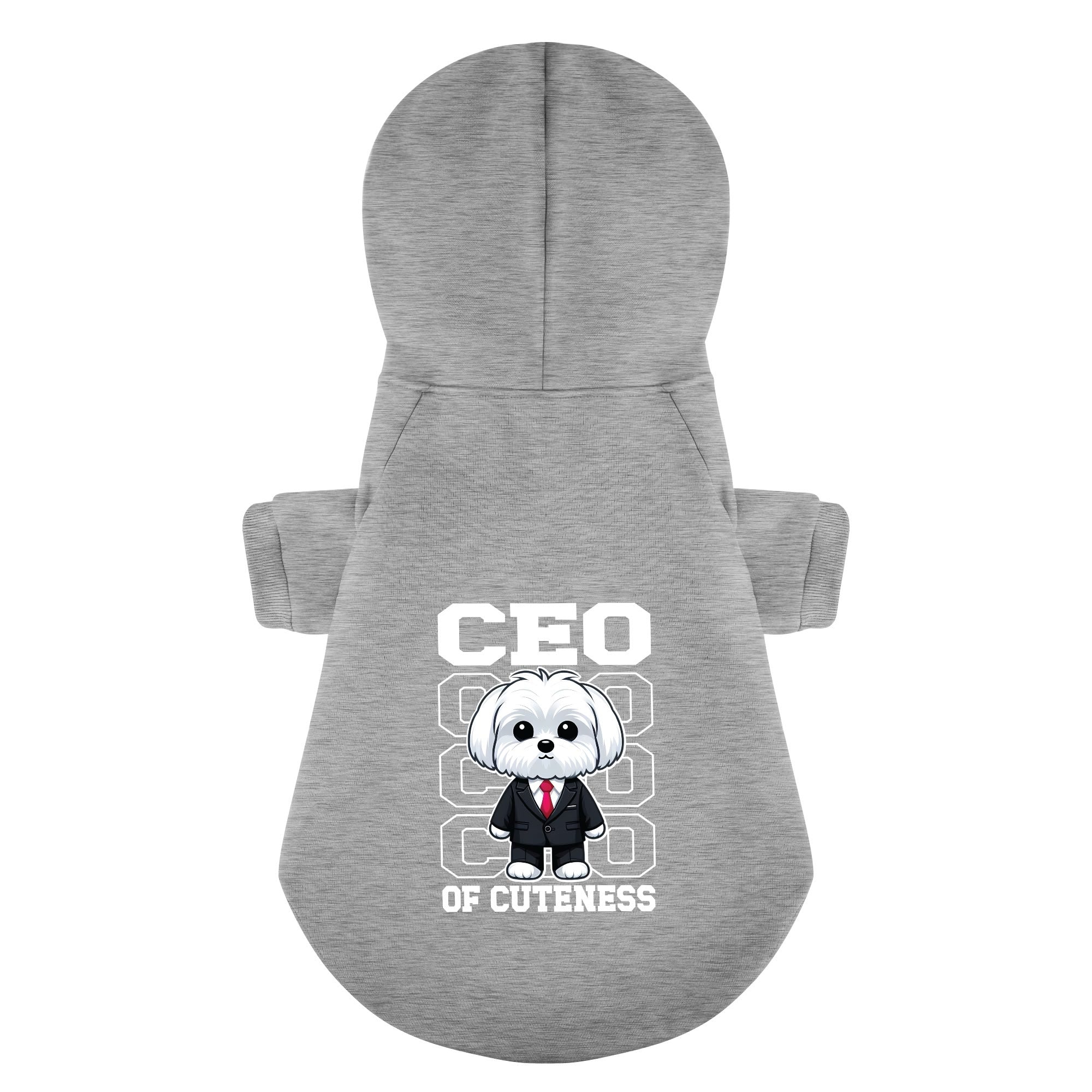 CEO of Cuteness  - Maltese Dog Hoodie
