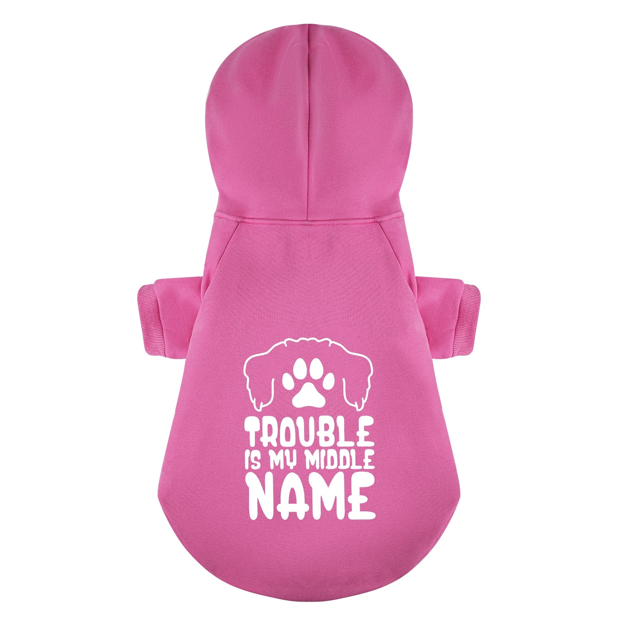 Trouble is My Middle Name - Maltese Dog Hoodie