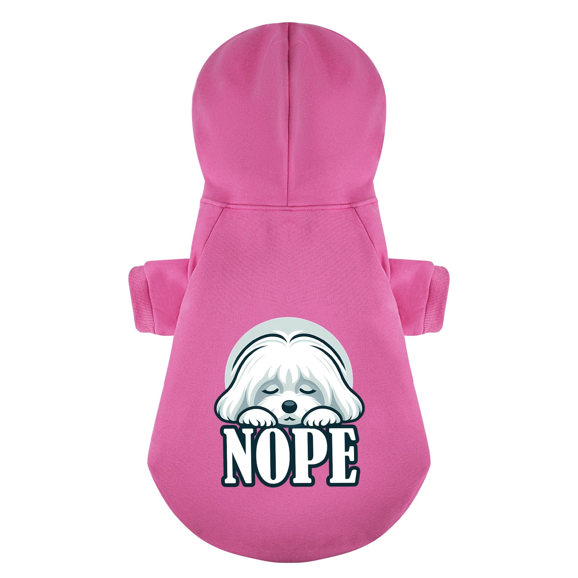 NOPE  - Maltese Dog Hoodie