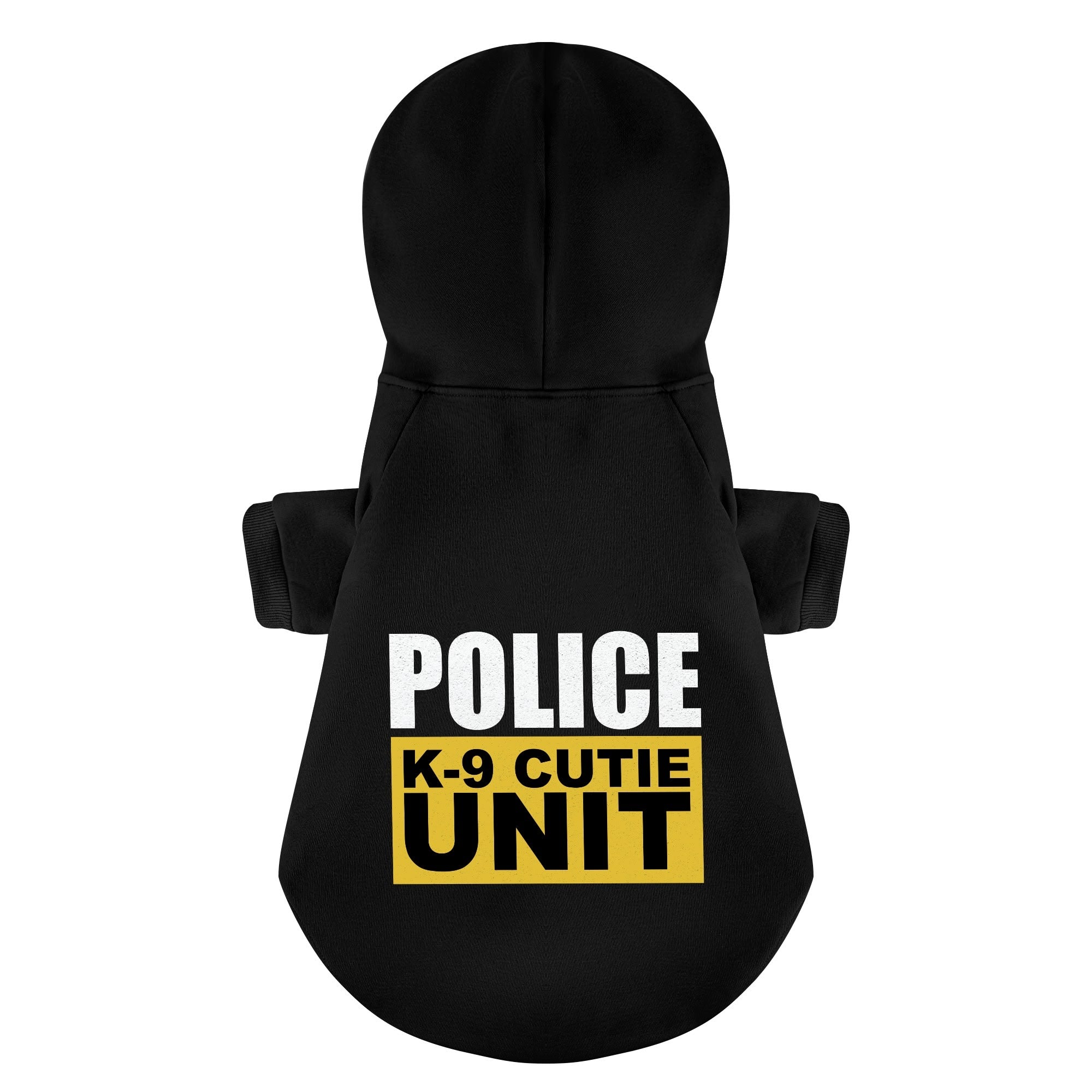 POLICE – K-9 CUTIE UNIT  - Maltese Dog Hoodie