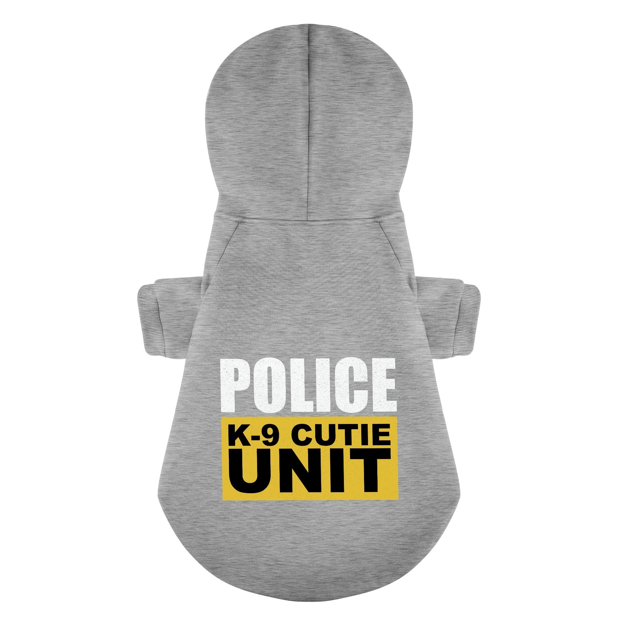 POLICE – K-9 CUTIE UNIT  - Maltese Dog Hoodie