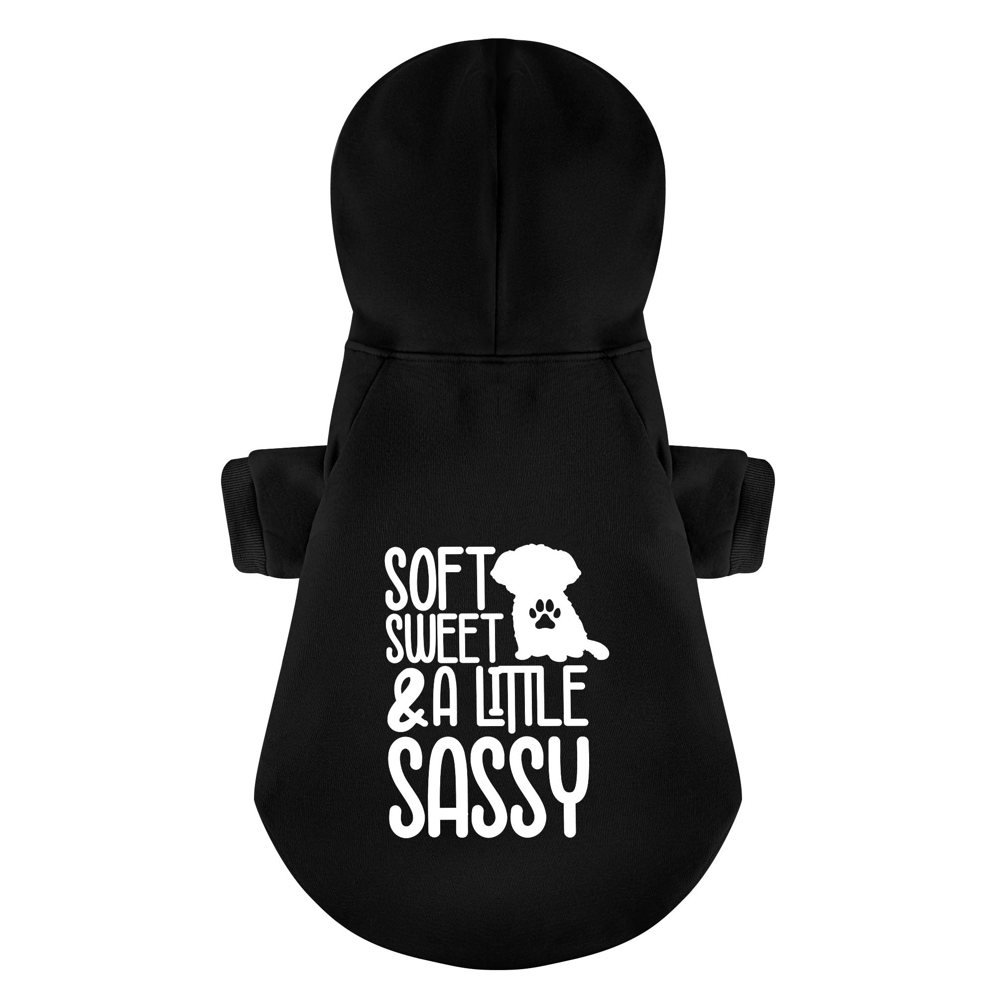 Soft, Sweet & A Little Sassy  - Maltese Dog Hoodie
