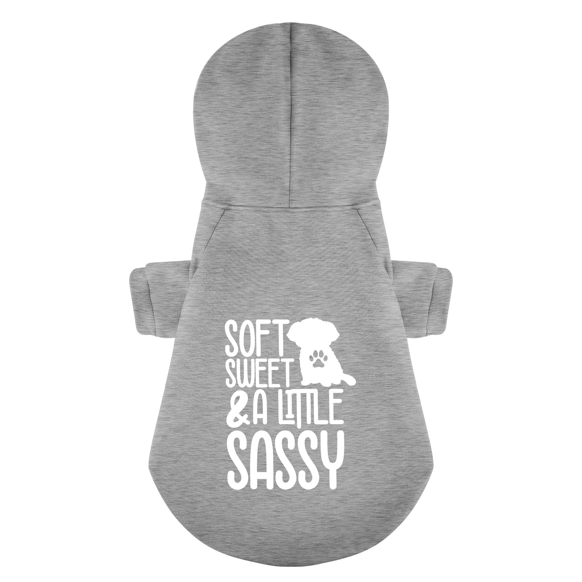 Soft, Sweet & A Little Sassy  - Maltese Dog Hoodie