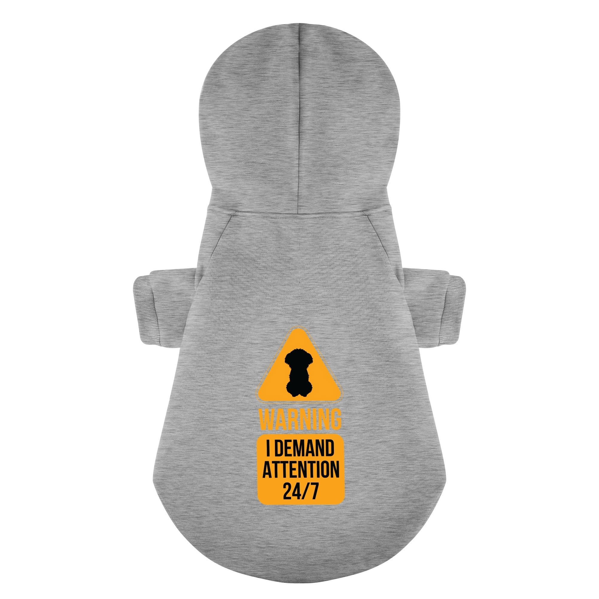 Warning: I Demand Attention 24/7  - Maltese Dog Hoodie