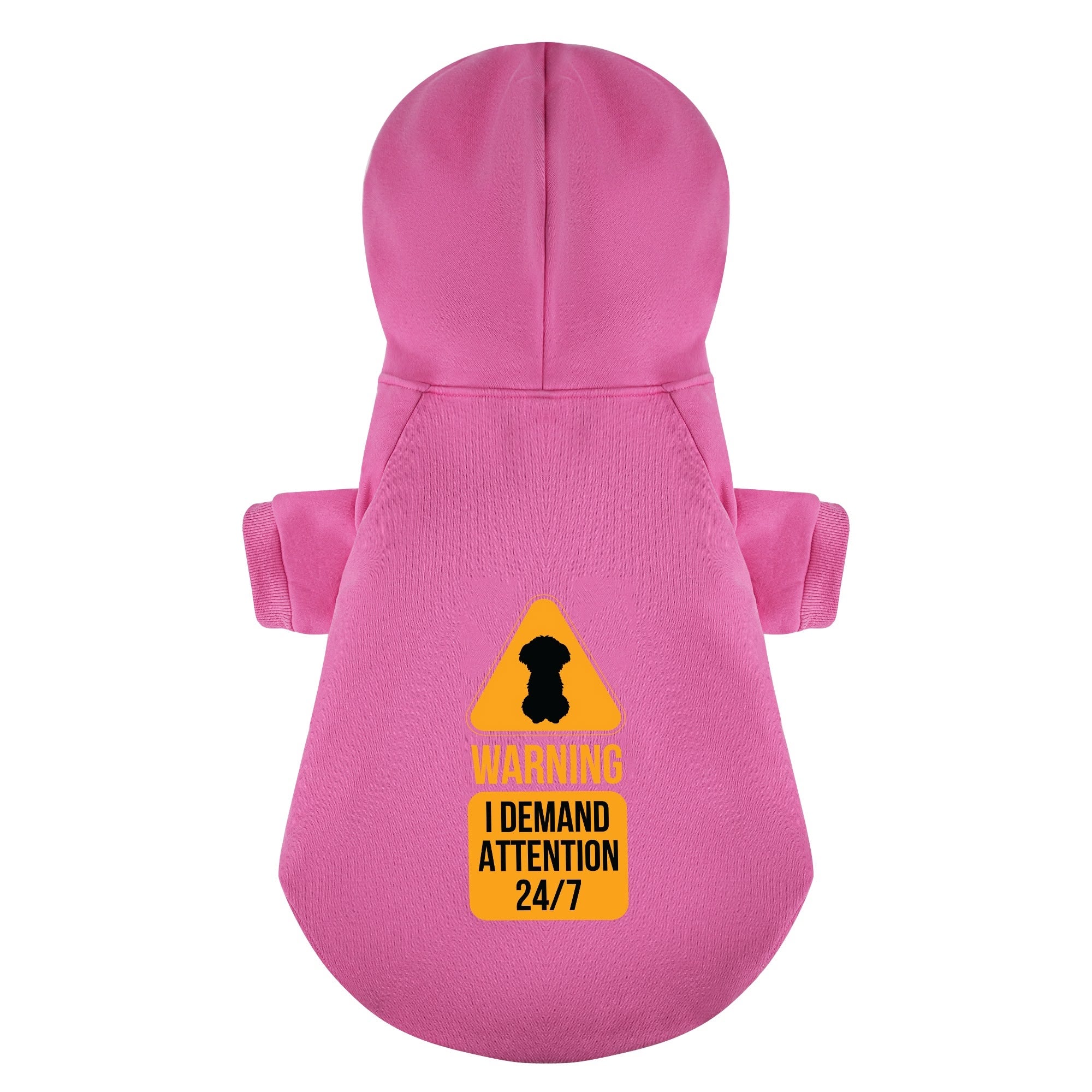 Warning: I Demand Attention 24/7  - Maltese Dog Hoodie