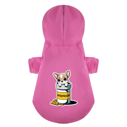 ANTIDEPRESSANT- Chihuahua Dog Hoodie