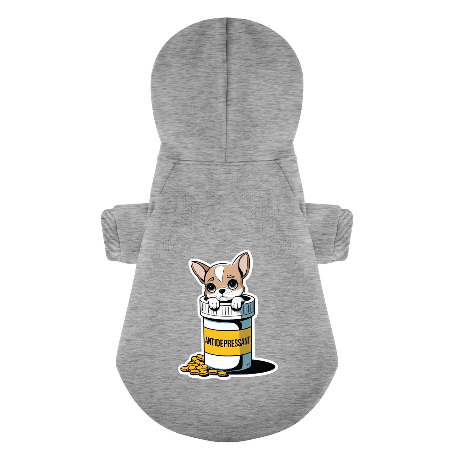 ANTIDEPRESSANT- Chihuahua Dog Hoodie