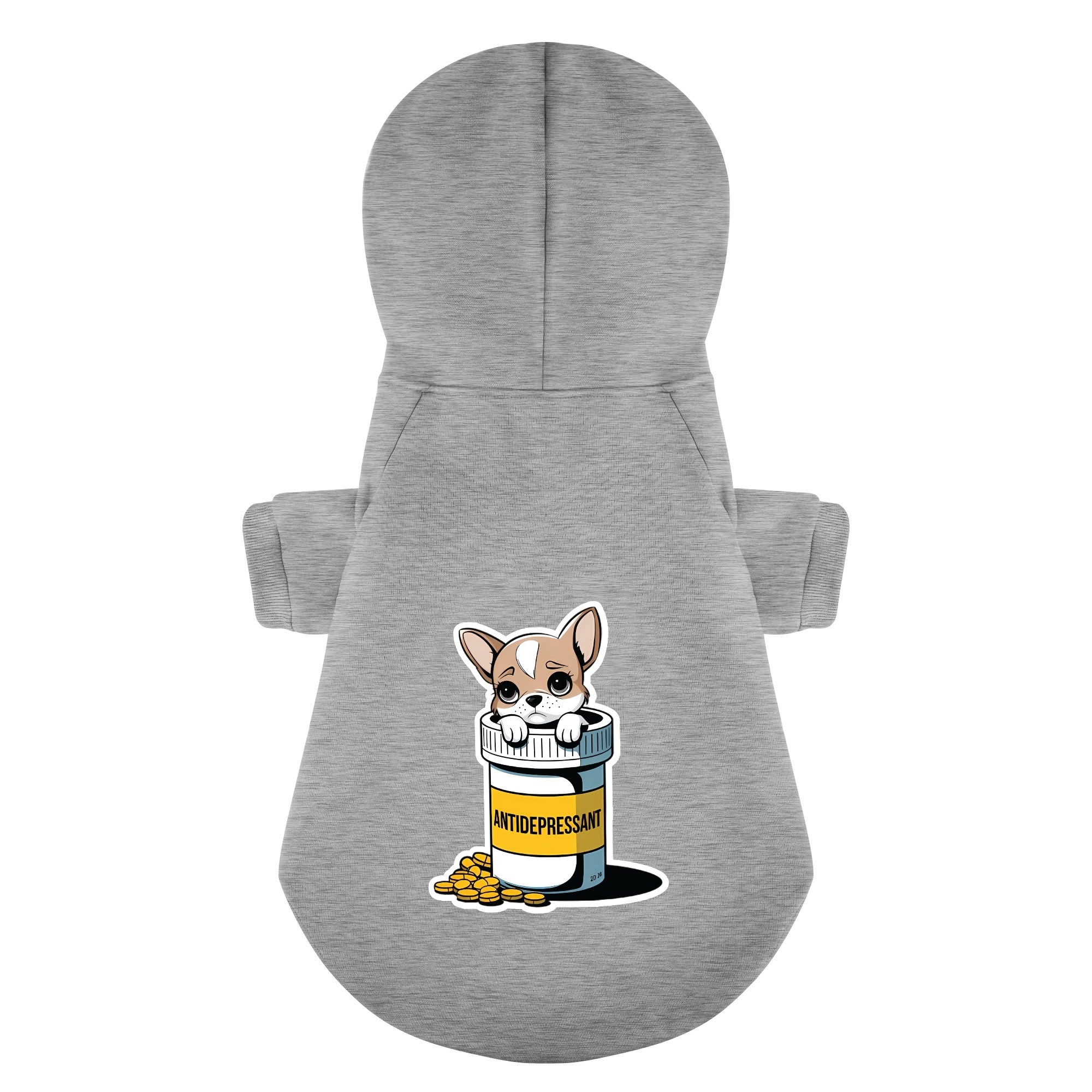 ANTIDEPRESSANT- Chihuahua Dog Hoodie