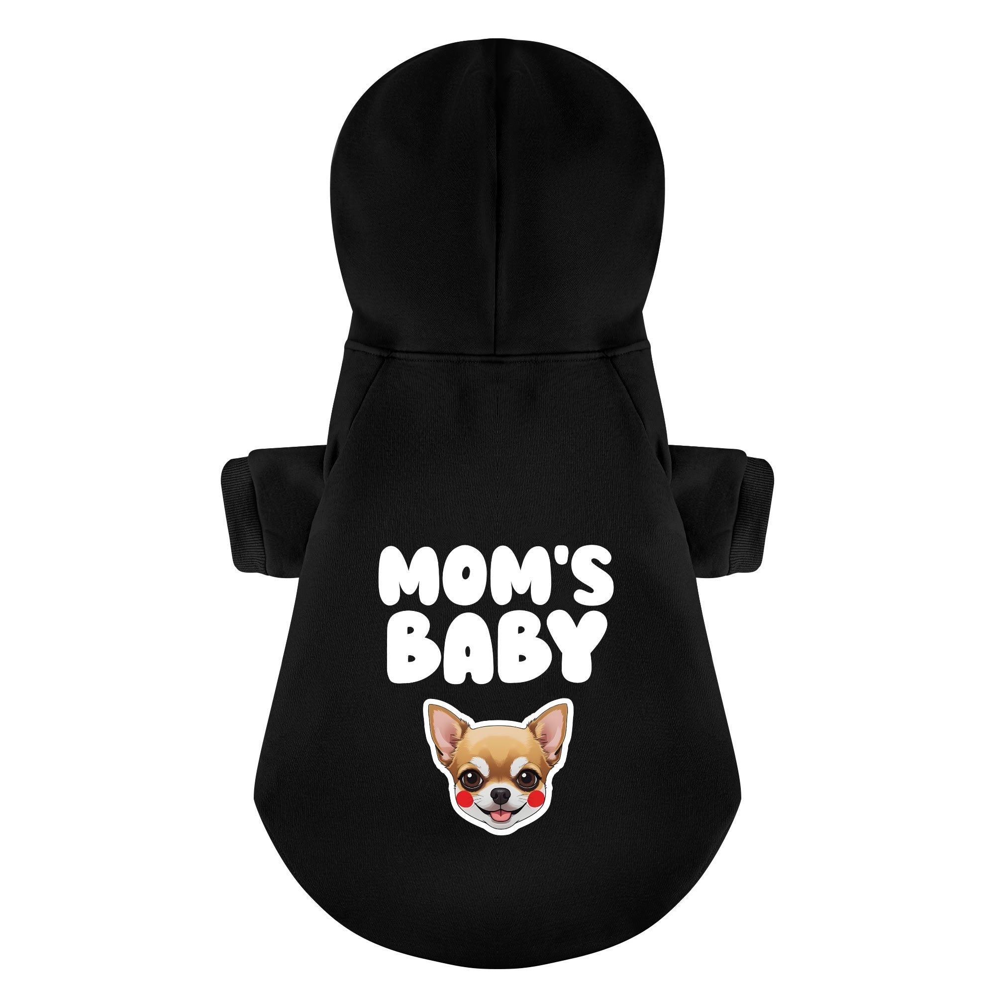 MOMS BABY - Chihuahua Dog Hoodie