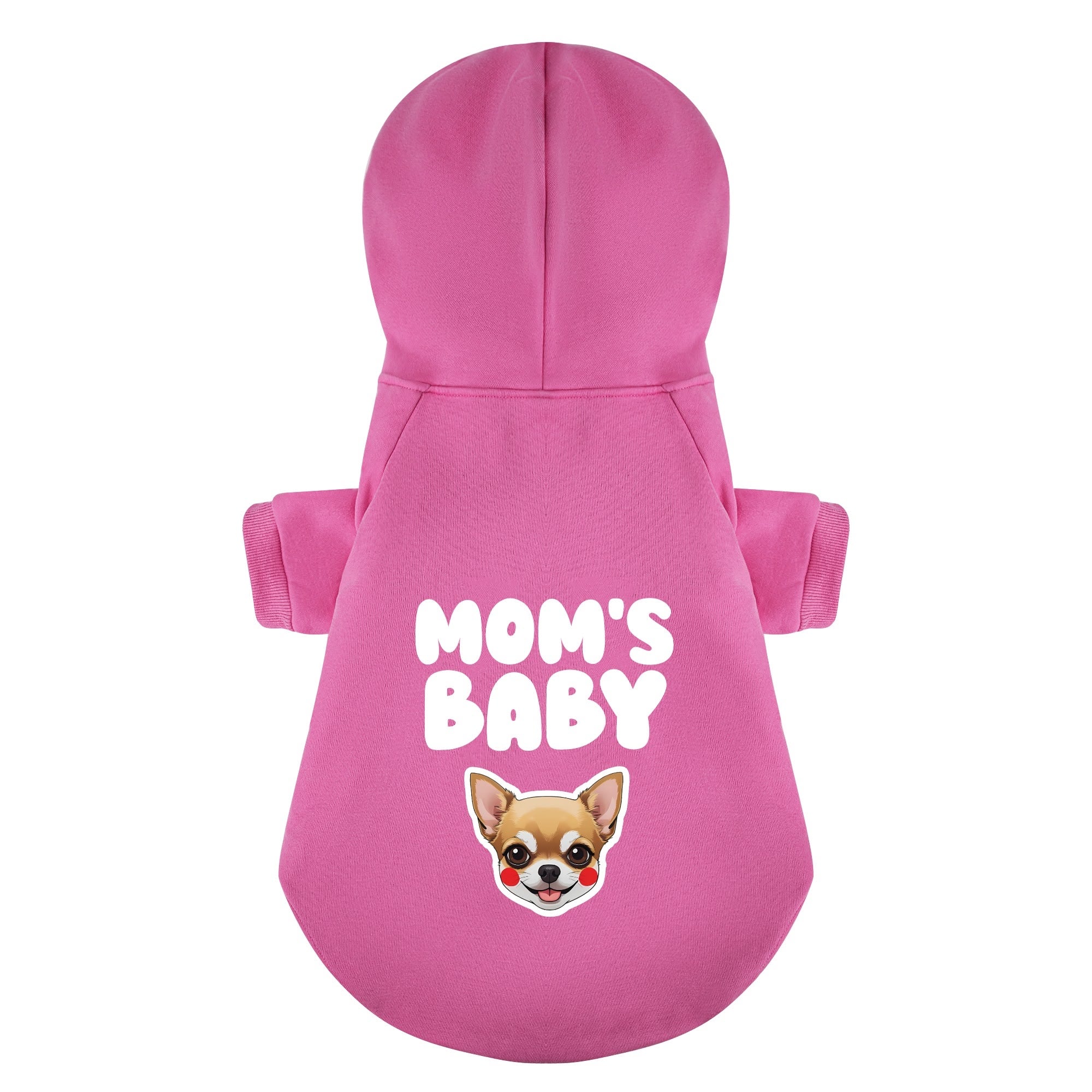 MOMS BABY - Chihuahua Dog Hoodie