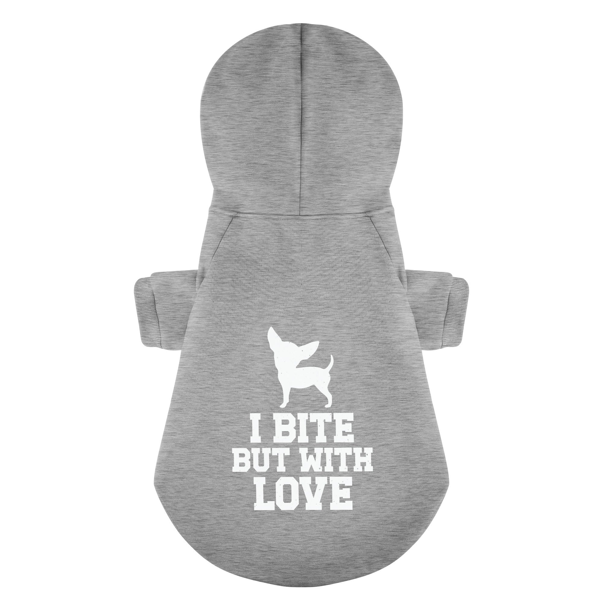I BITE, BUT WITH LOVE - Chihuahua Dog Hoodie