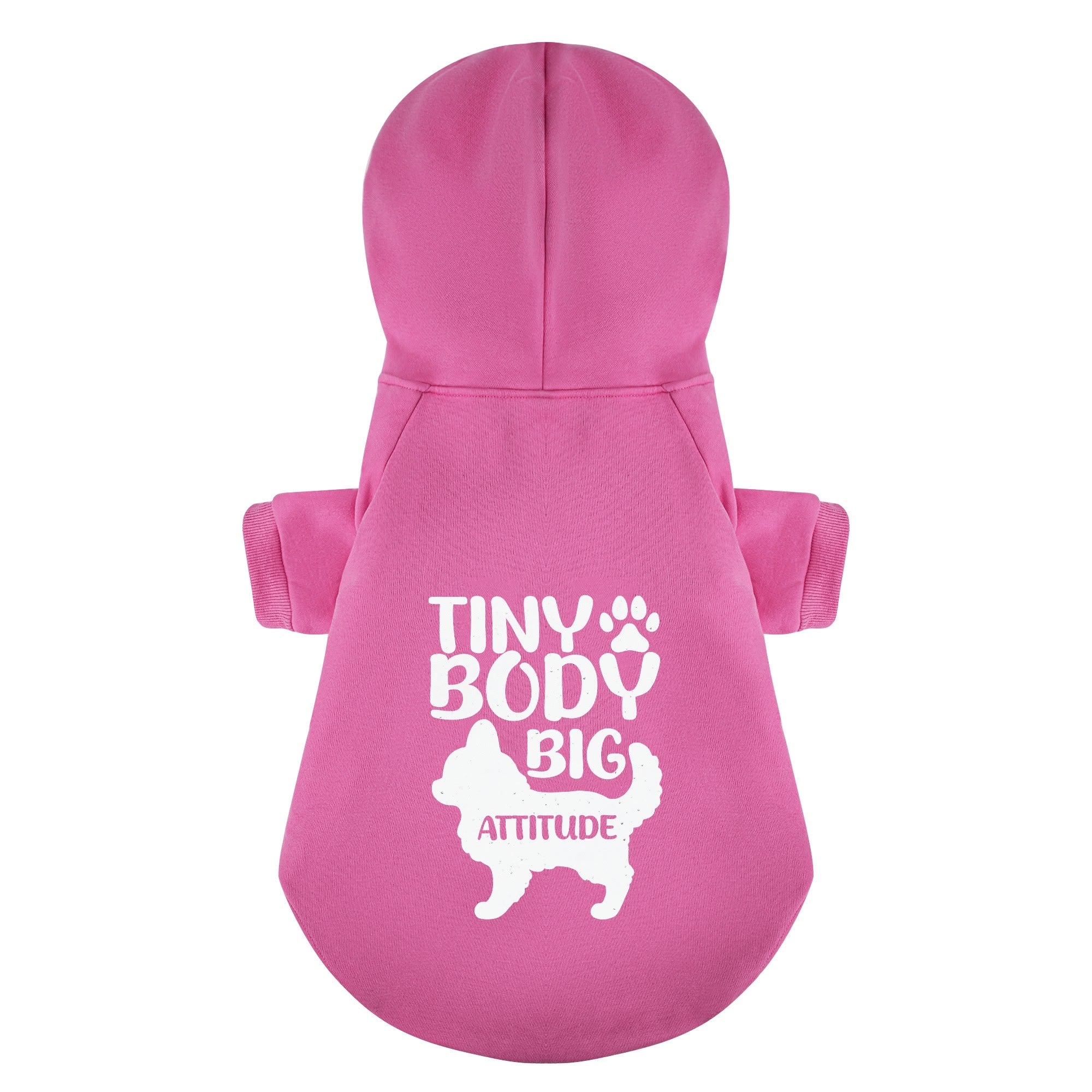 TINY BODY, BIG ATTITUDE - Chihuahua Dog Hoodie