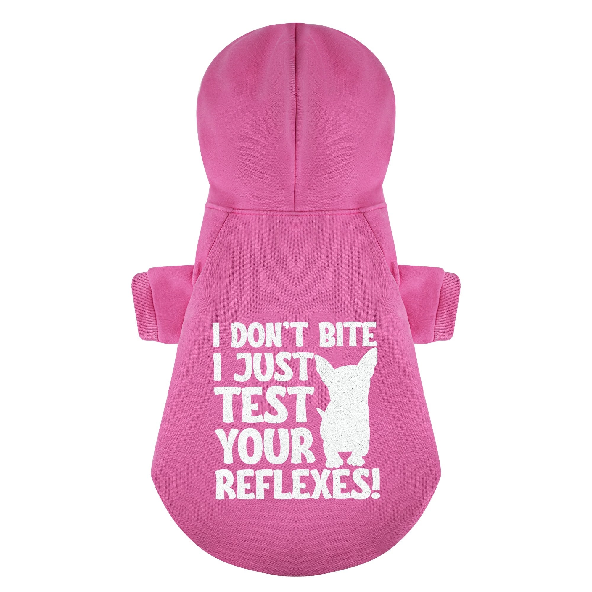 I don’t bite… I just test your reflexes! - Chihuahua Dog Hoodie