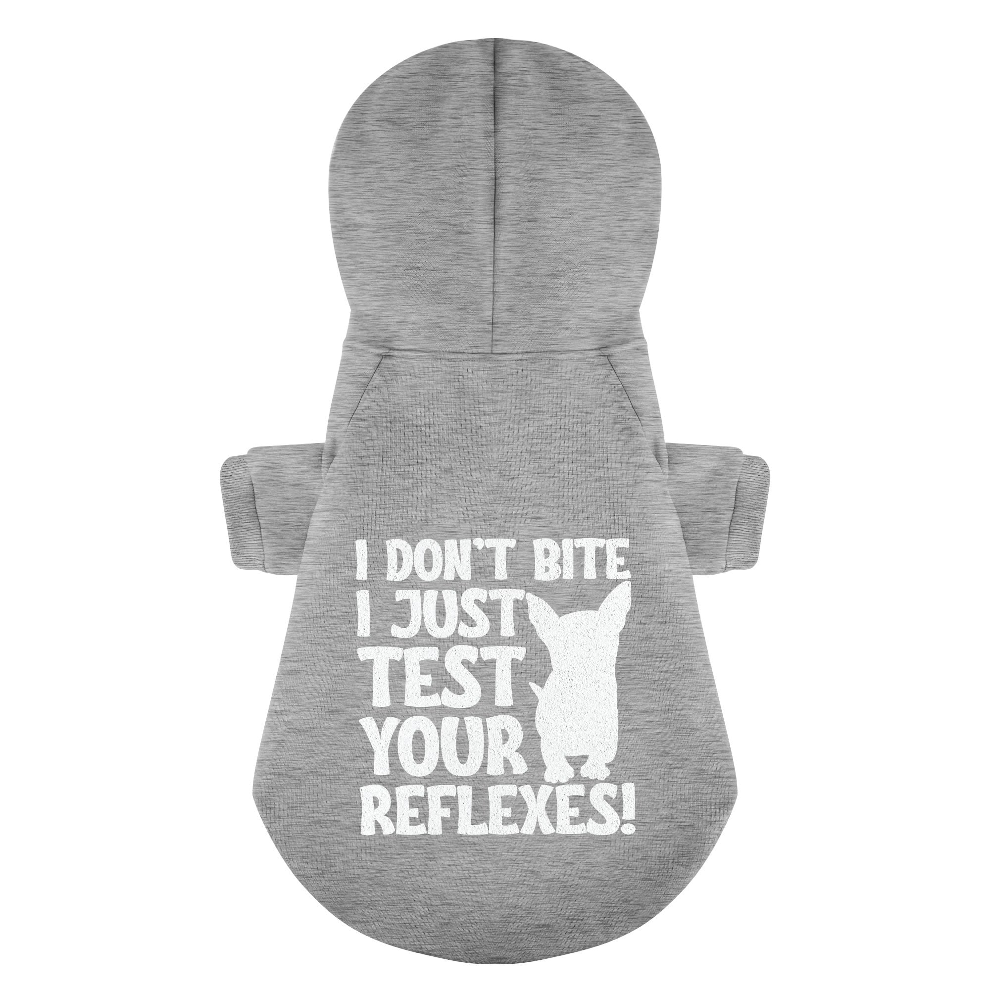 I don’t bite… I just test your reflexes! - Chihuahua Dog Hoodie