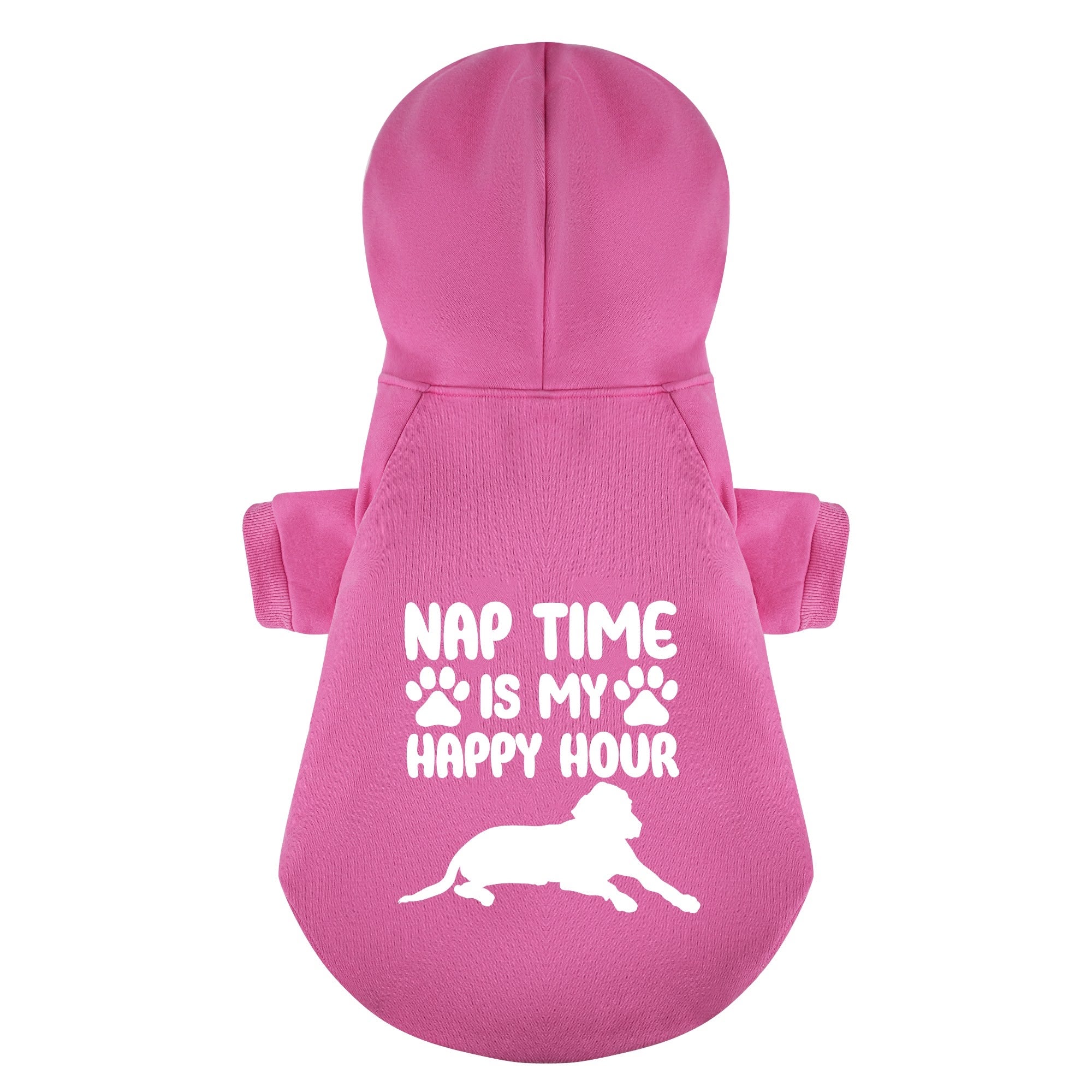 Nap Time is My Happy Hour - Labrador Hoodie - Dog Clothes