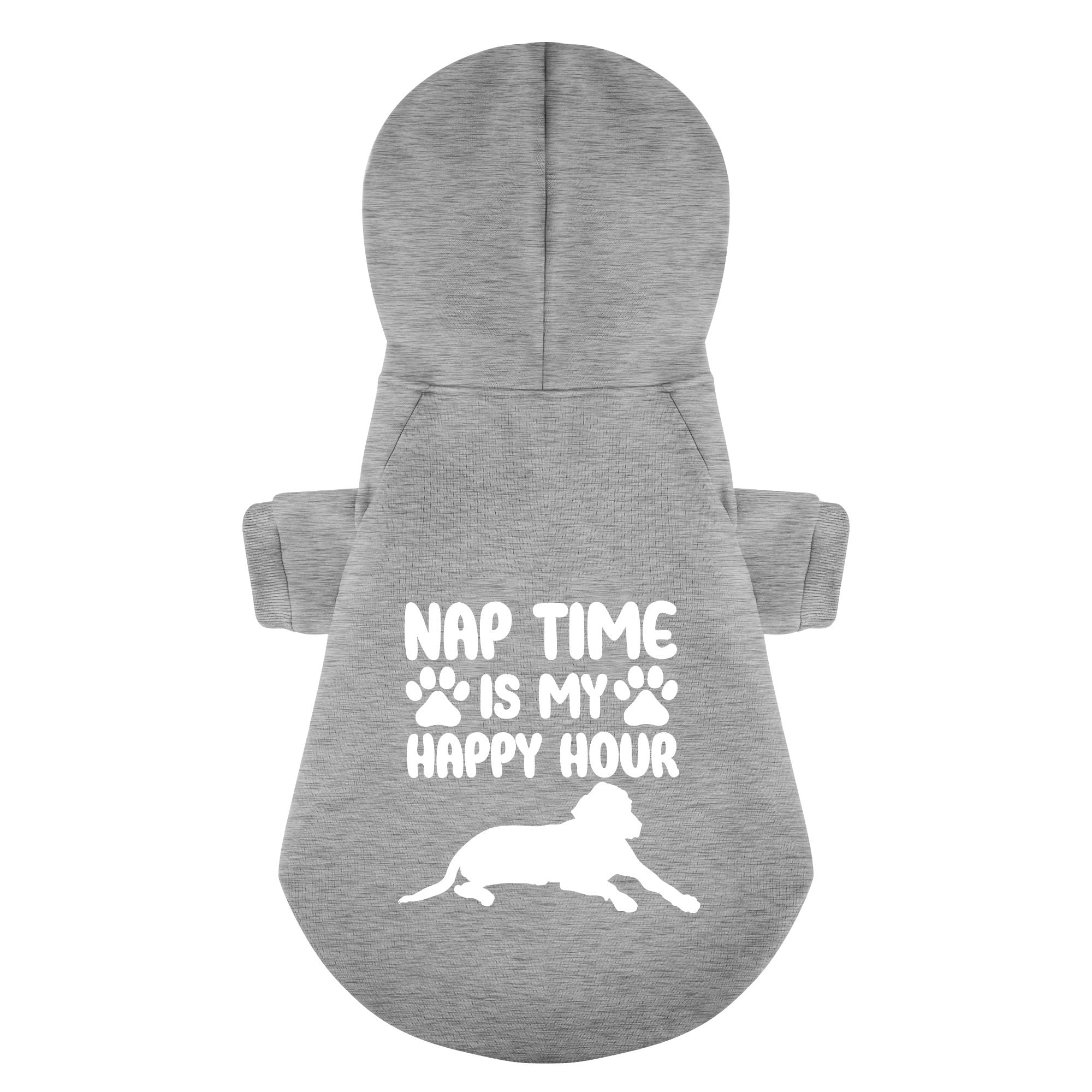 Nap Time is My Happy Hour - Labrador Hoodie - Dog Clothes