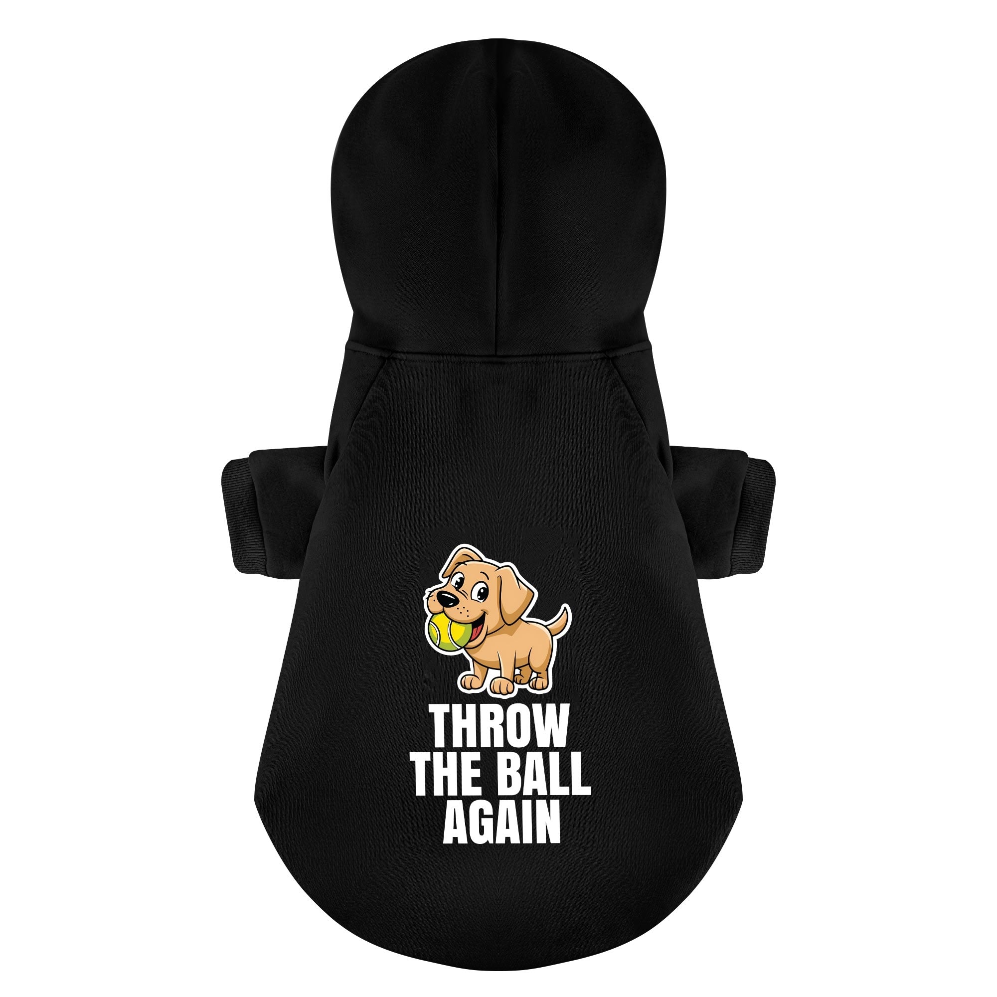 Throw the ball. Again - Labrador Hoodie - Dog Clothes