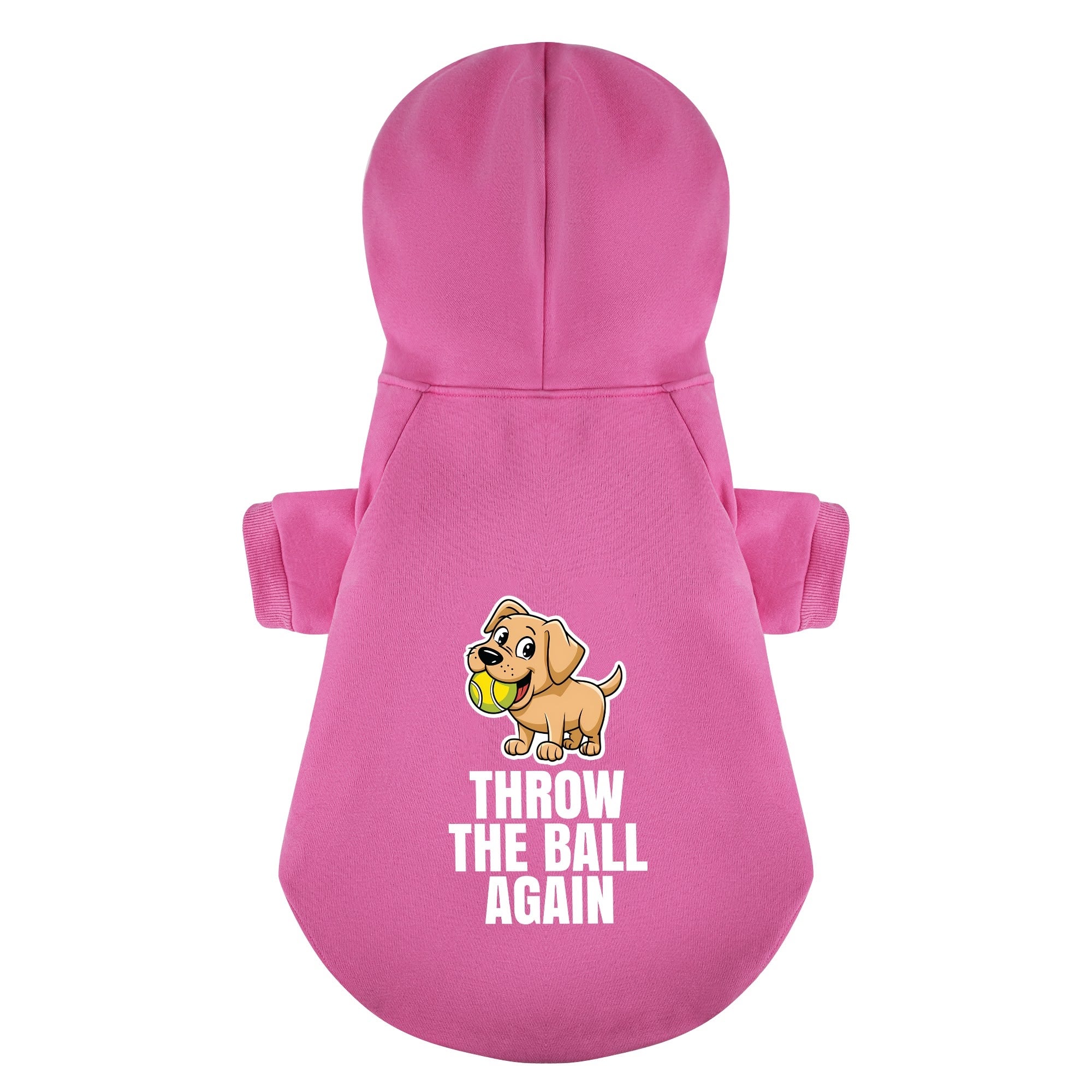 Throw the ball. Again - Labrador Hoodie - Dog Clothes
