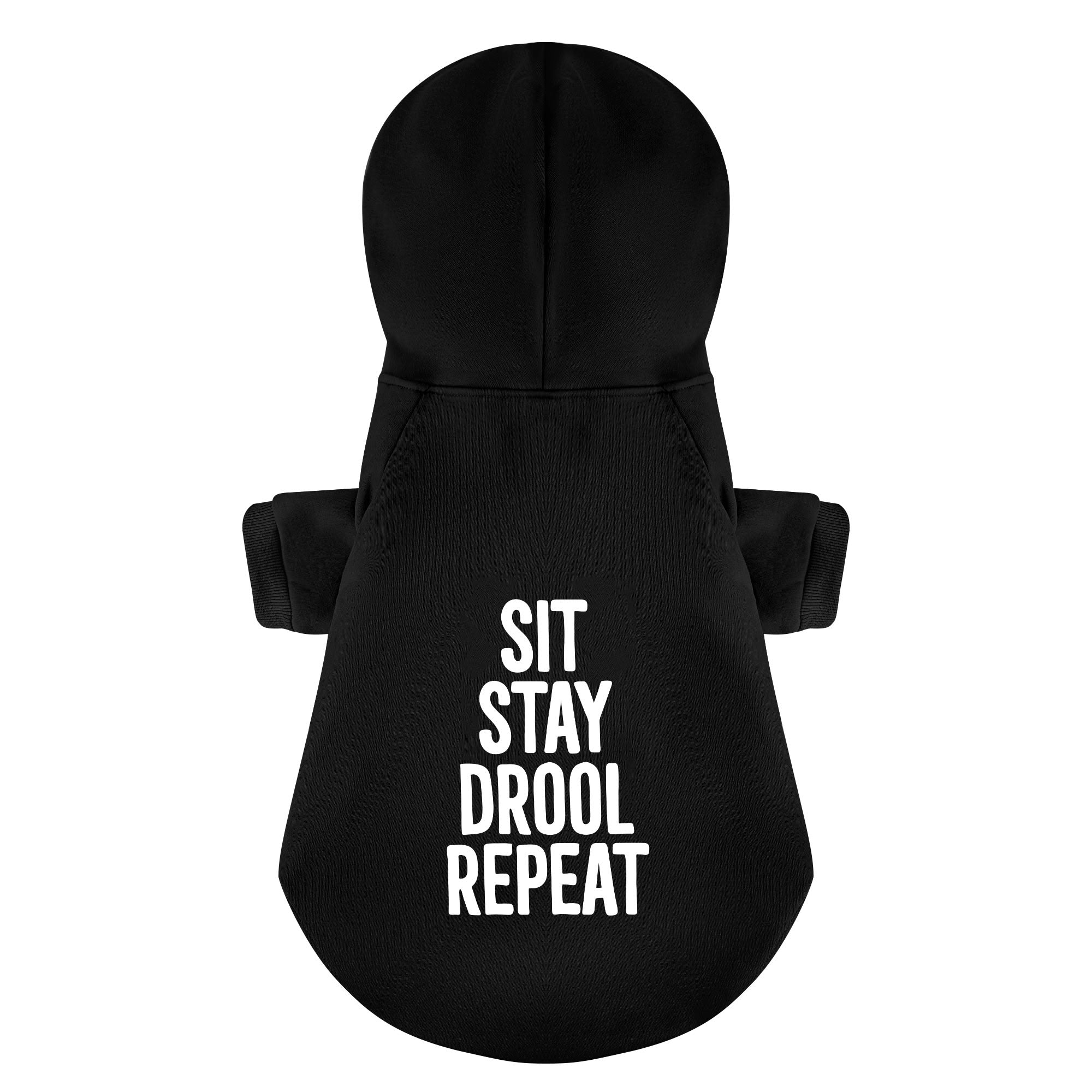 Sit. Stay. Drool. Repeat - Labrador Hoodie - Dog Clothes