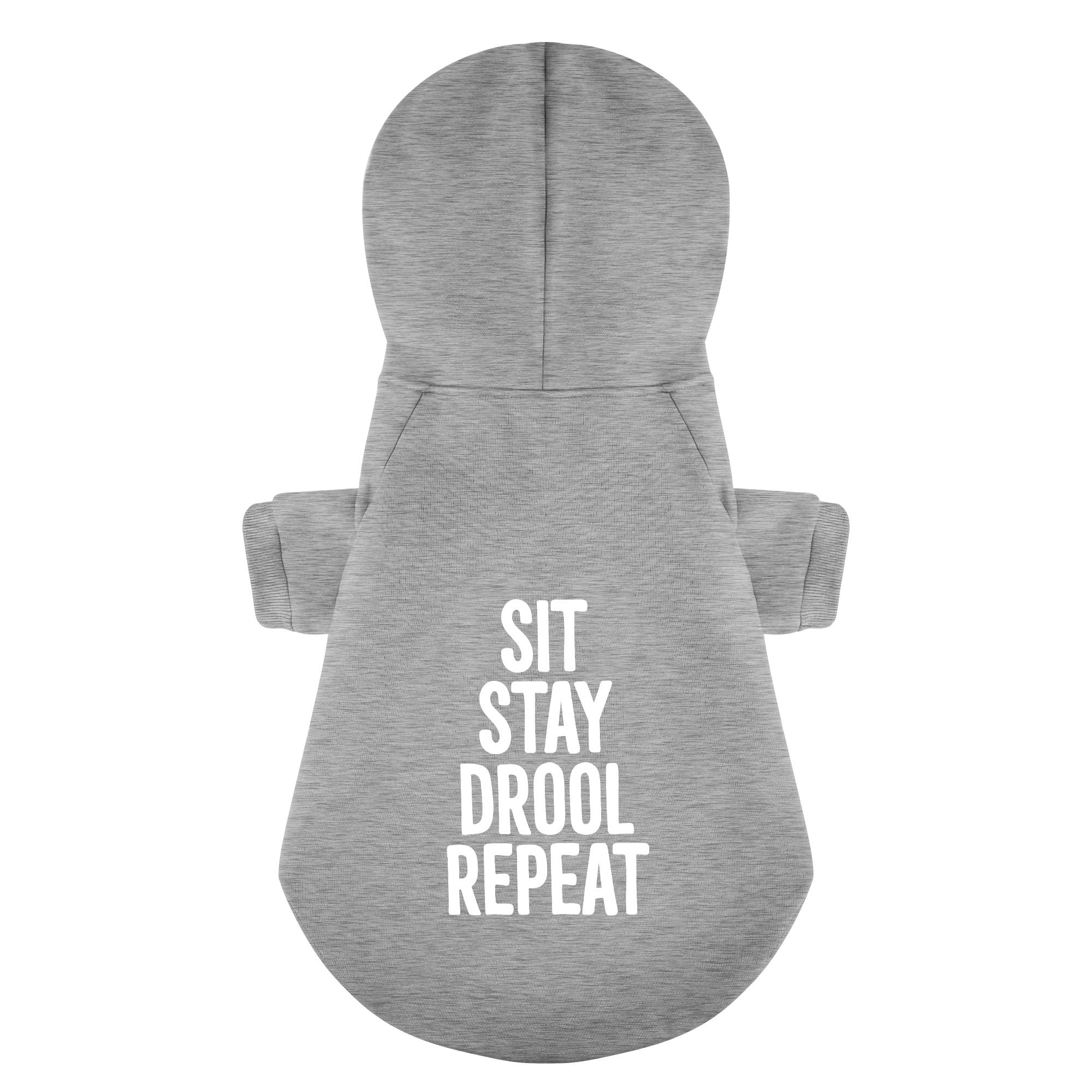Sit. Stay. Drool. Repeat - Labrador Hoodie - Dog Clothes