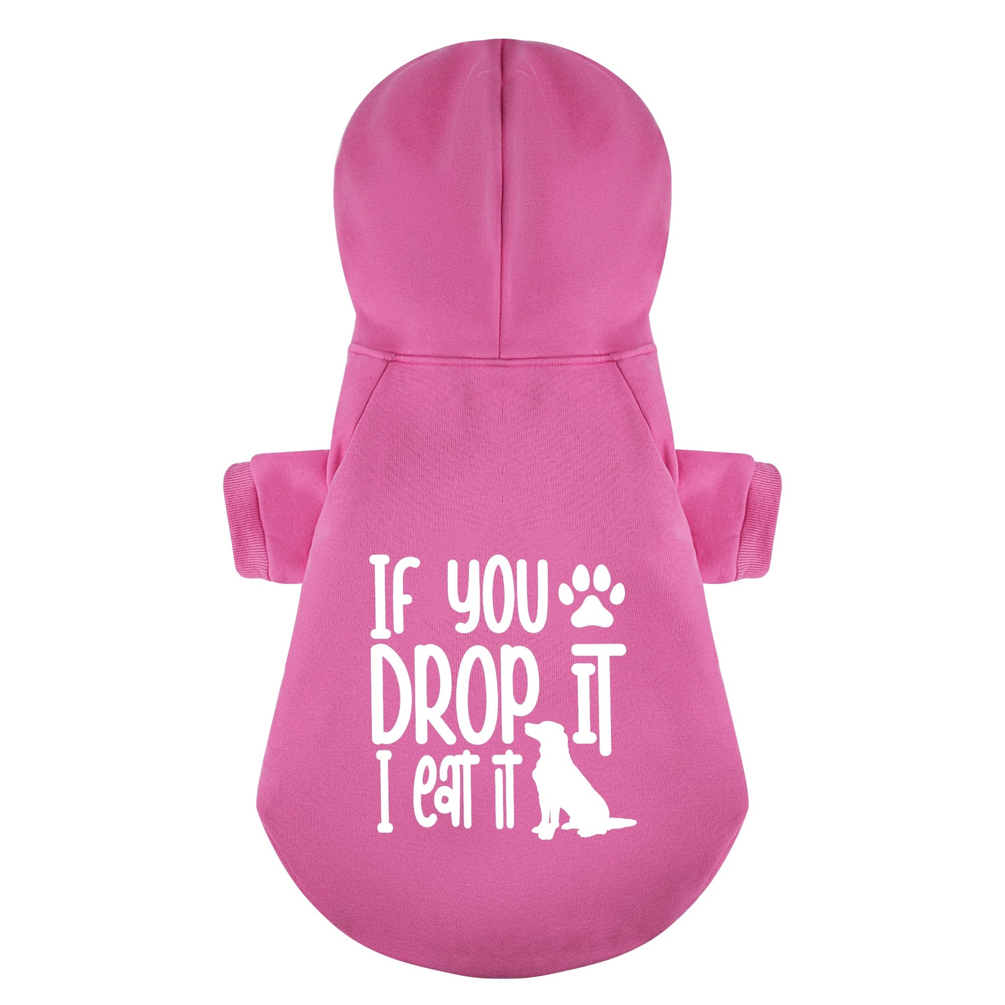 If you drop it, I eat it - Labrador Hoodie - Dog Clothes